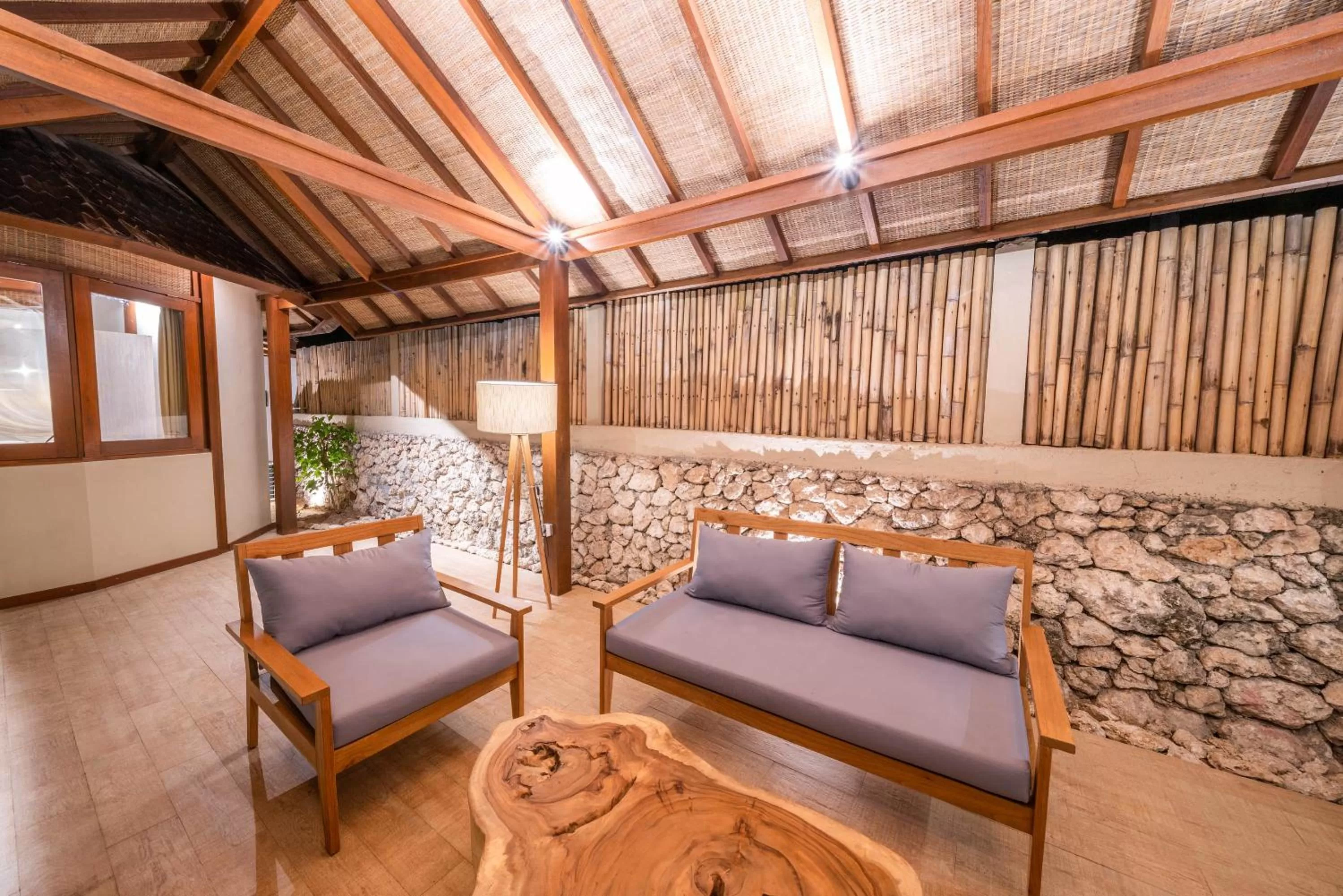 Living room in Blue Lagoon Avia Villas