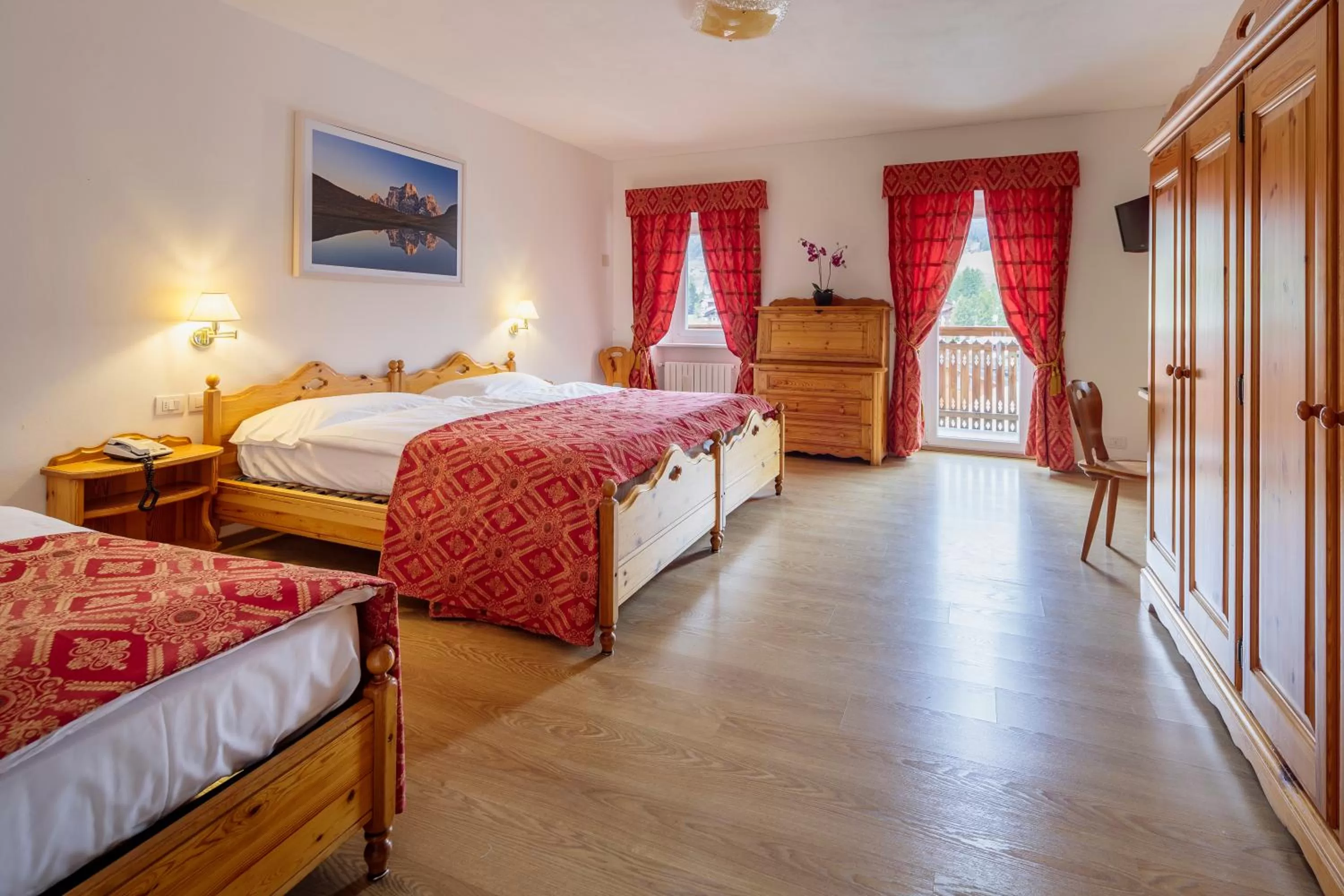 Bedroom, Bed in Hotel Aquila