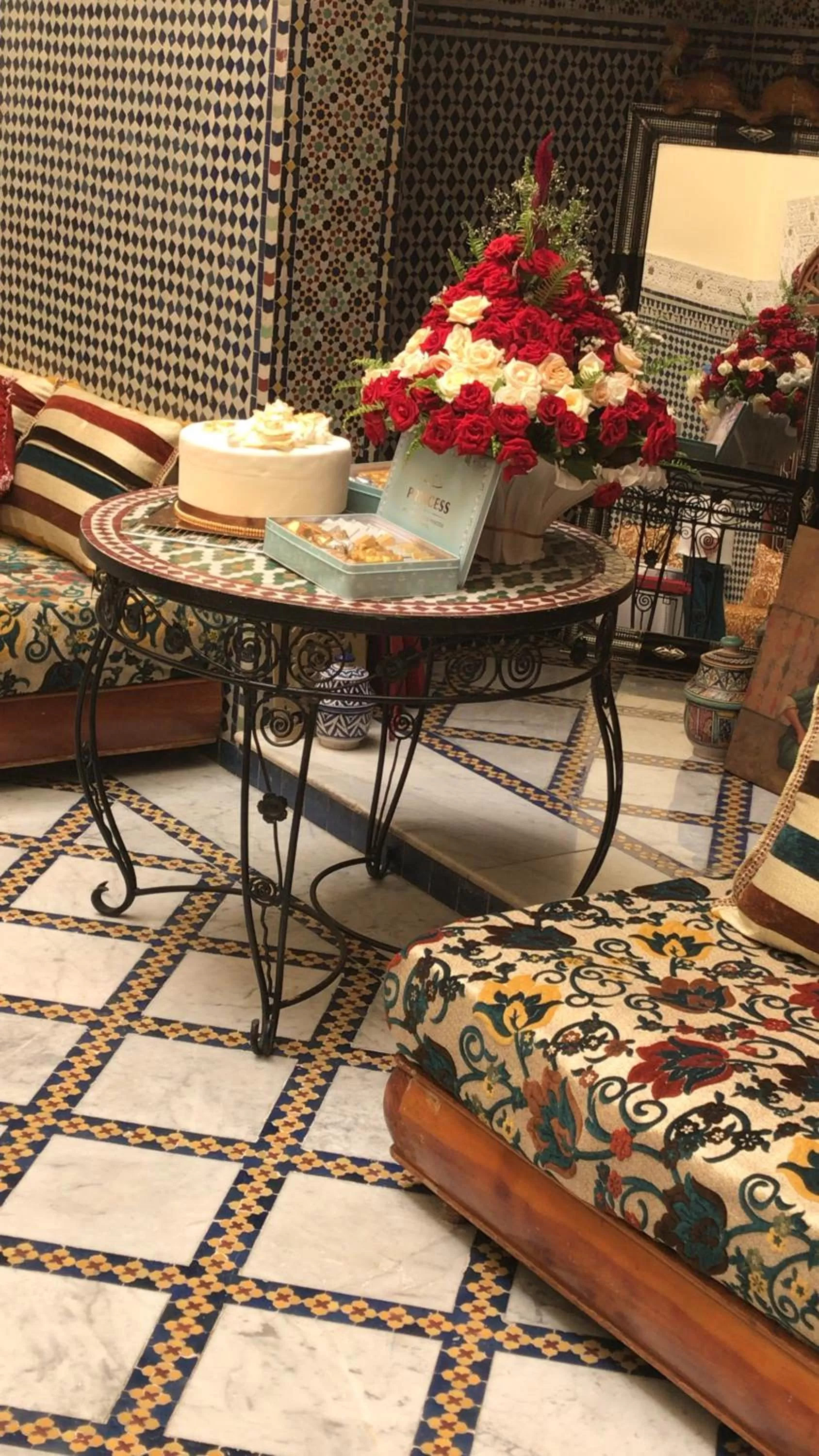 Patio in Riad Taj Salma