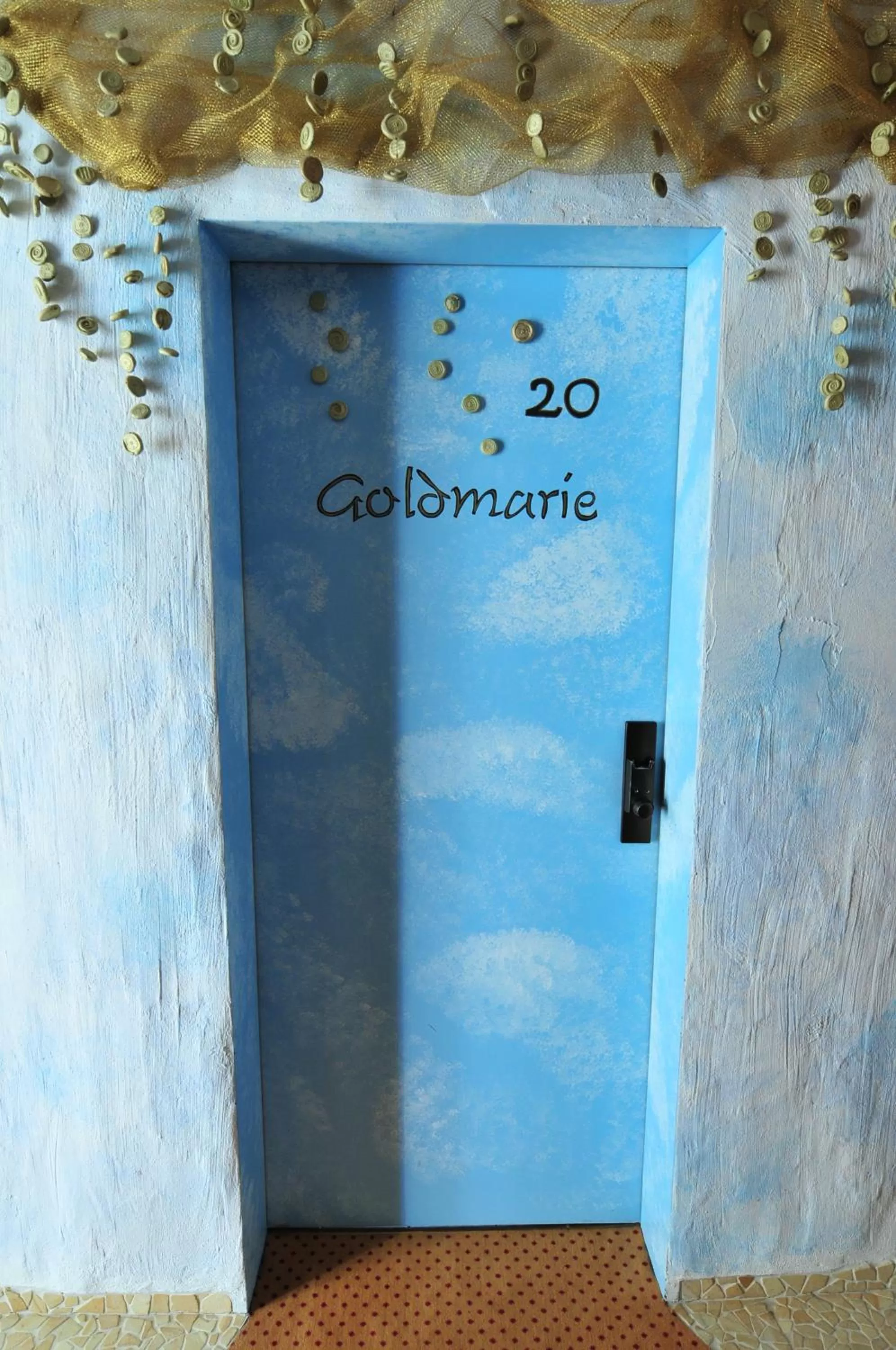 Decorative detail in Hotel Goldflair am Rathaus