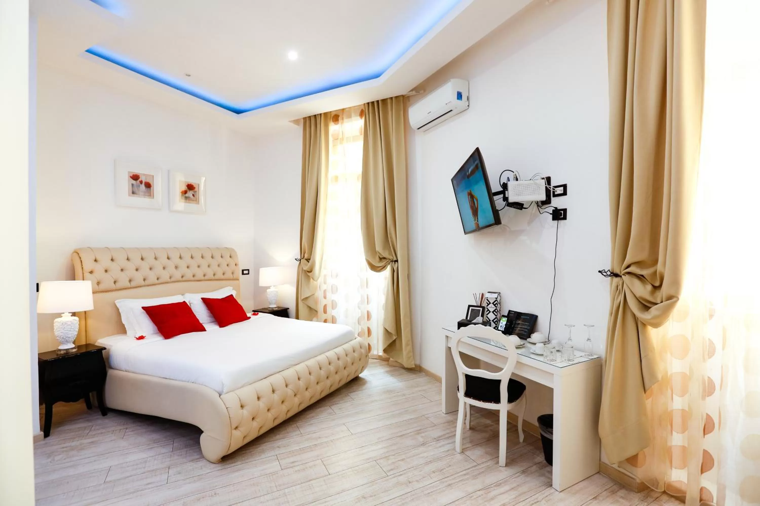 Bed in Escape Luxury Suite - CA Domus Collection