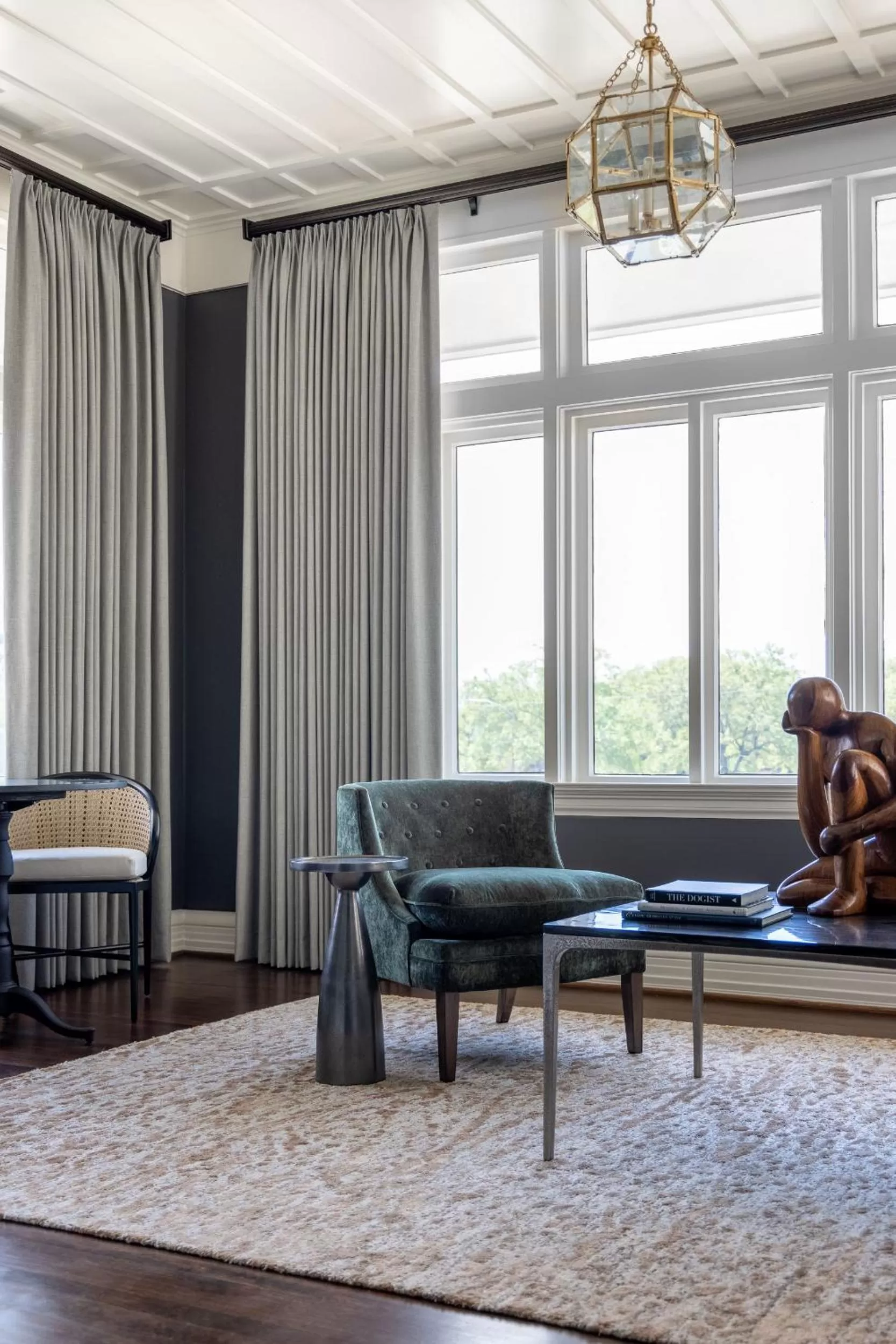 Living room in La Colombe d'Or Hotel