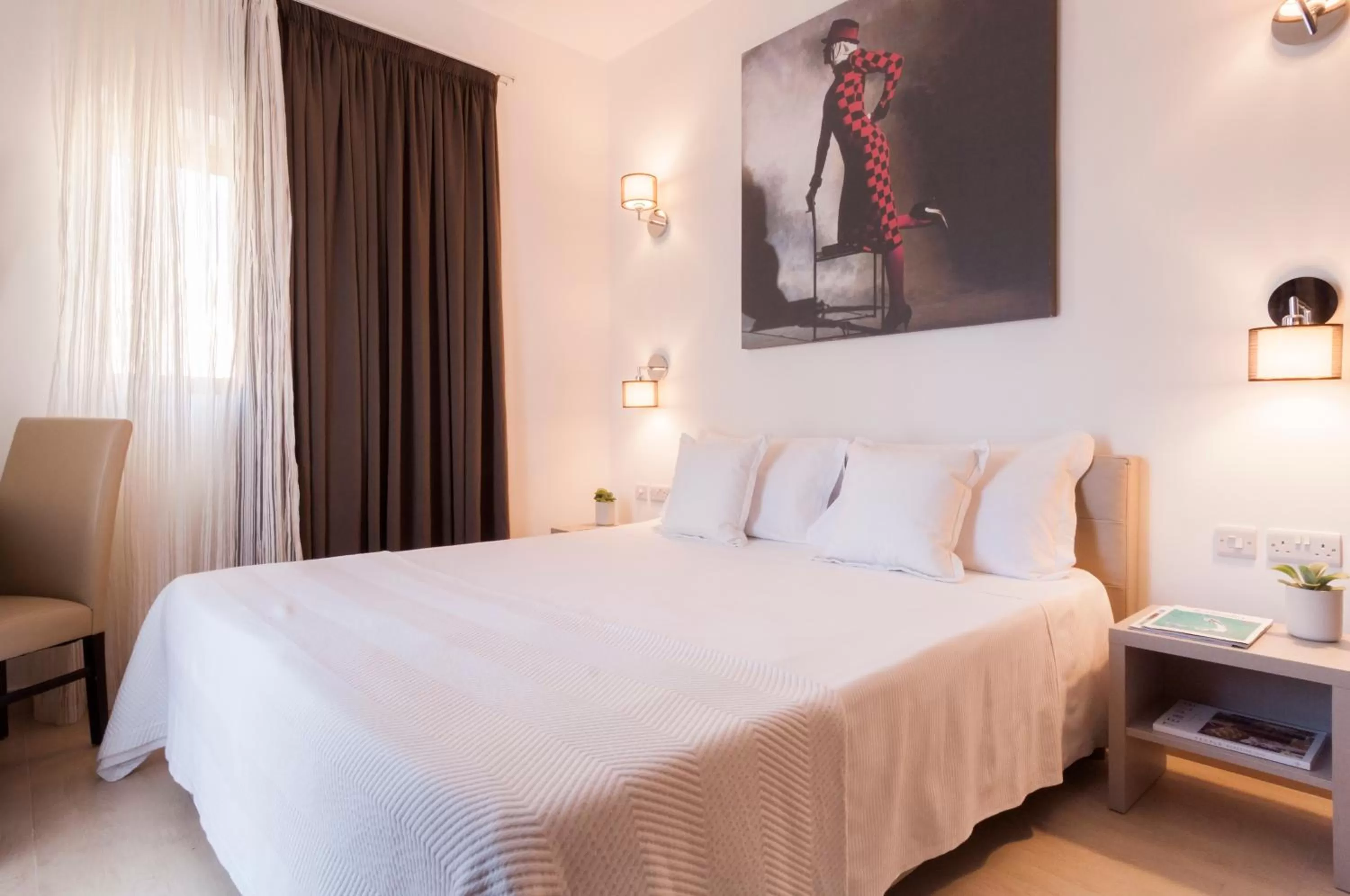 Bed in Alexandra Hotel