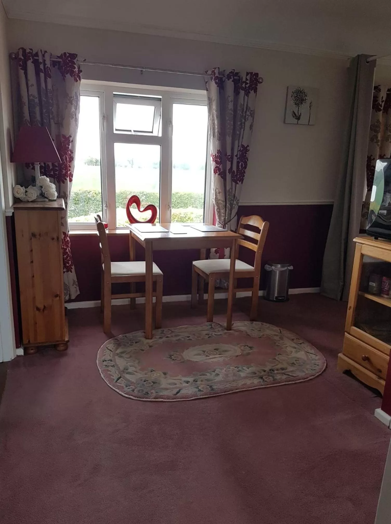 Seating area in Chimneys B&B
