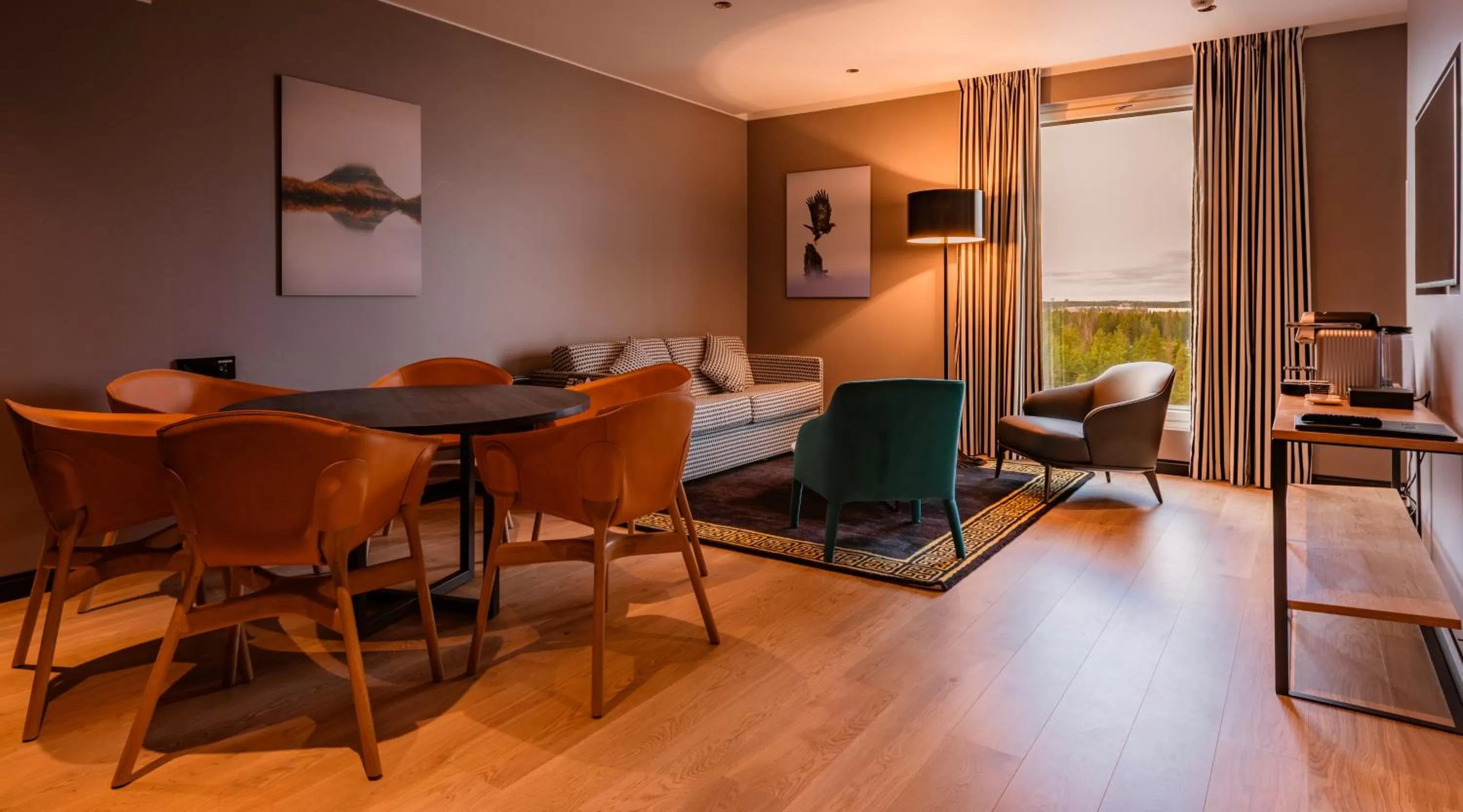 Living room in Clarion Hotel Aviapolis