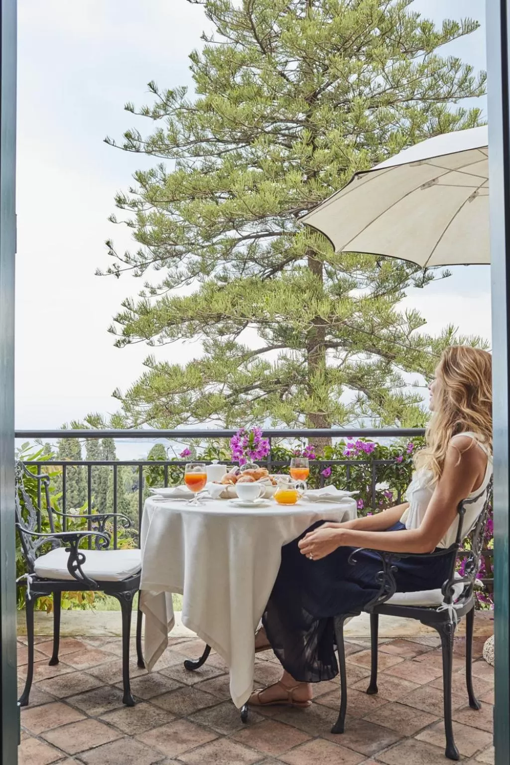 Balcony/Terrace in Grand Hotel Timeo, A Belmond Hotel, Taormina