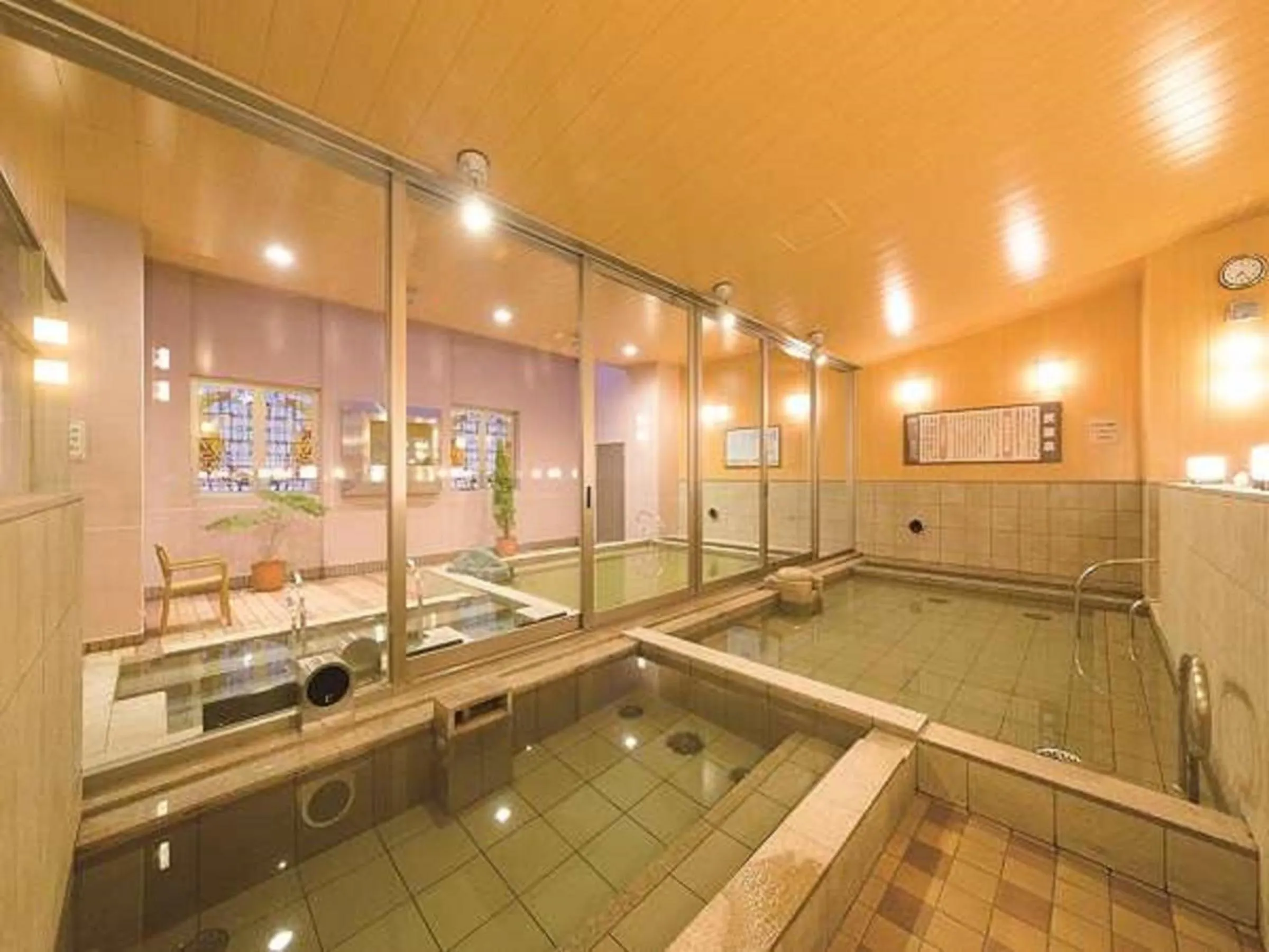 Hot Spring Bath in Hotel WBF Grande Asahikawa