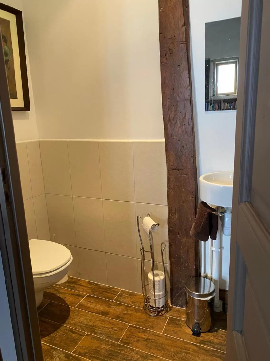 Toilet, Bathroom in Clos de Mont July, architecture XVIIIe au cœur de la nature