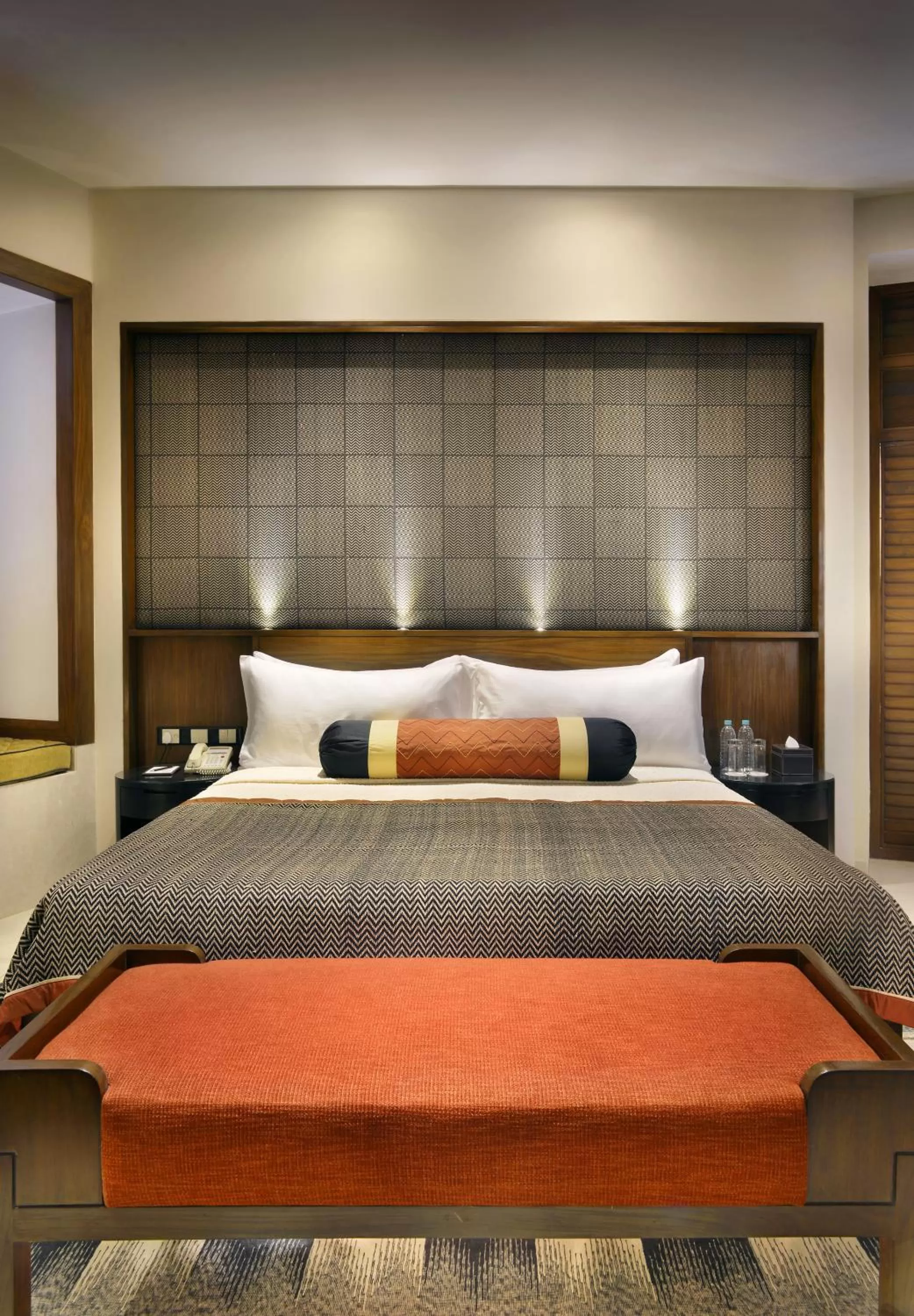 Bed in The Lalit Great Eastern Kolkata