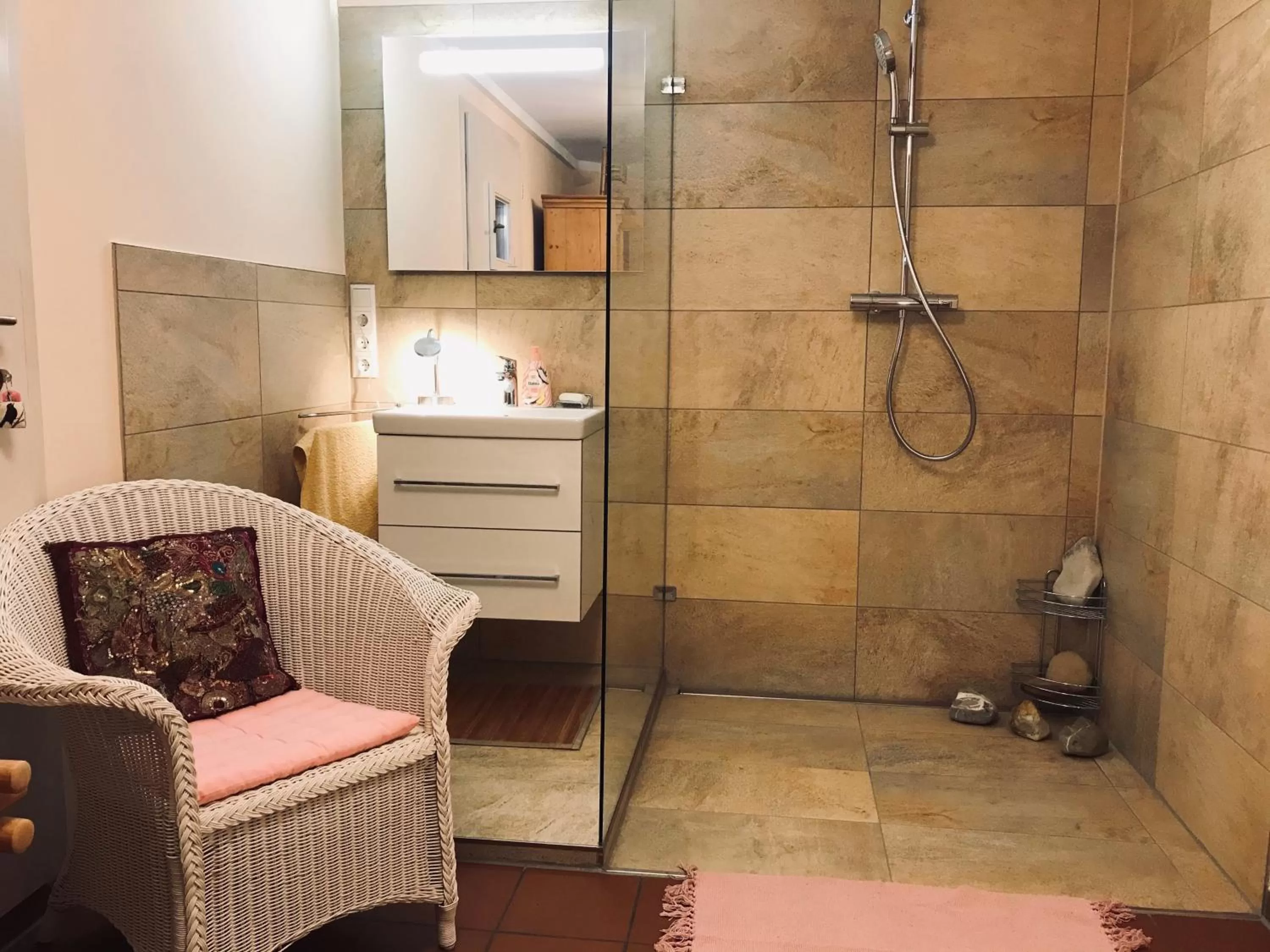 Shower in Bed and Breakfast Bavaria München