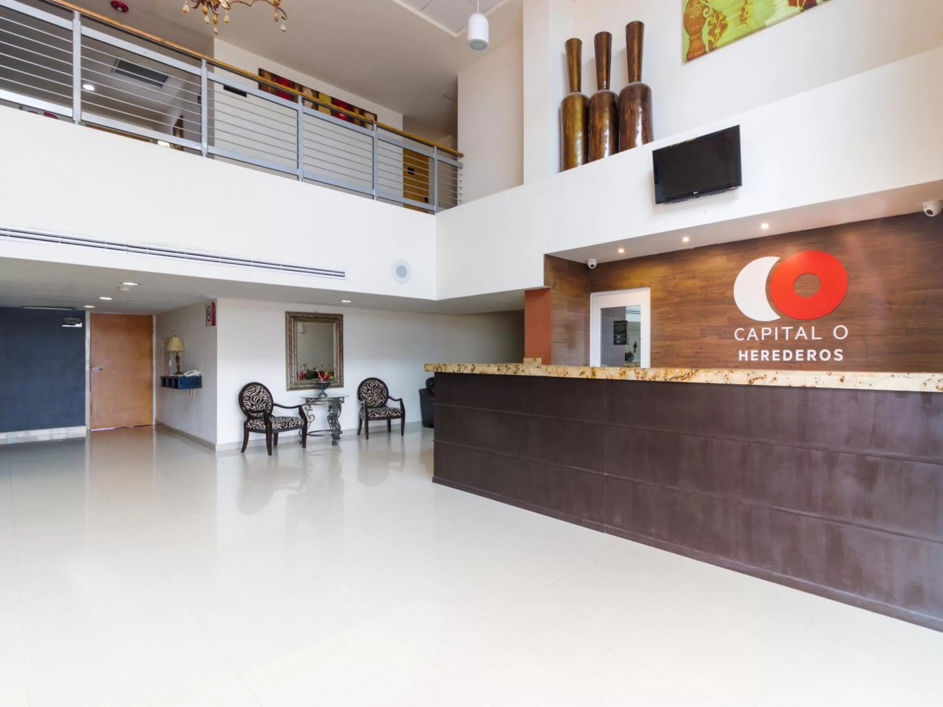 Lobby or reception, Lobby/Reception in Capital O Hotel Herederos, Piedras Negras