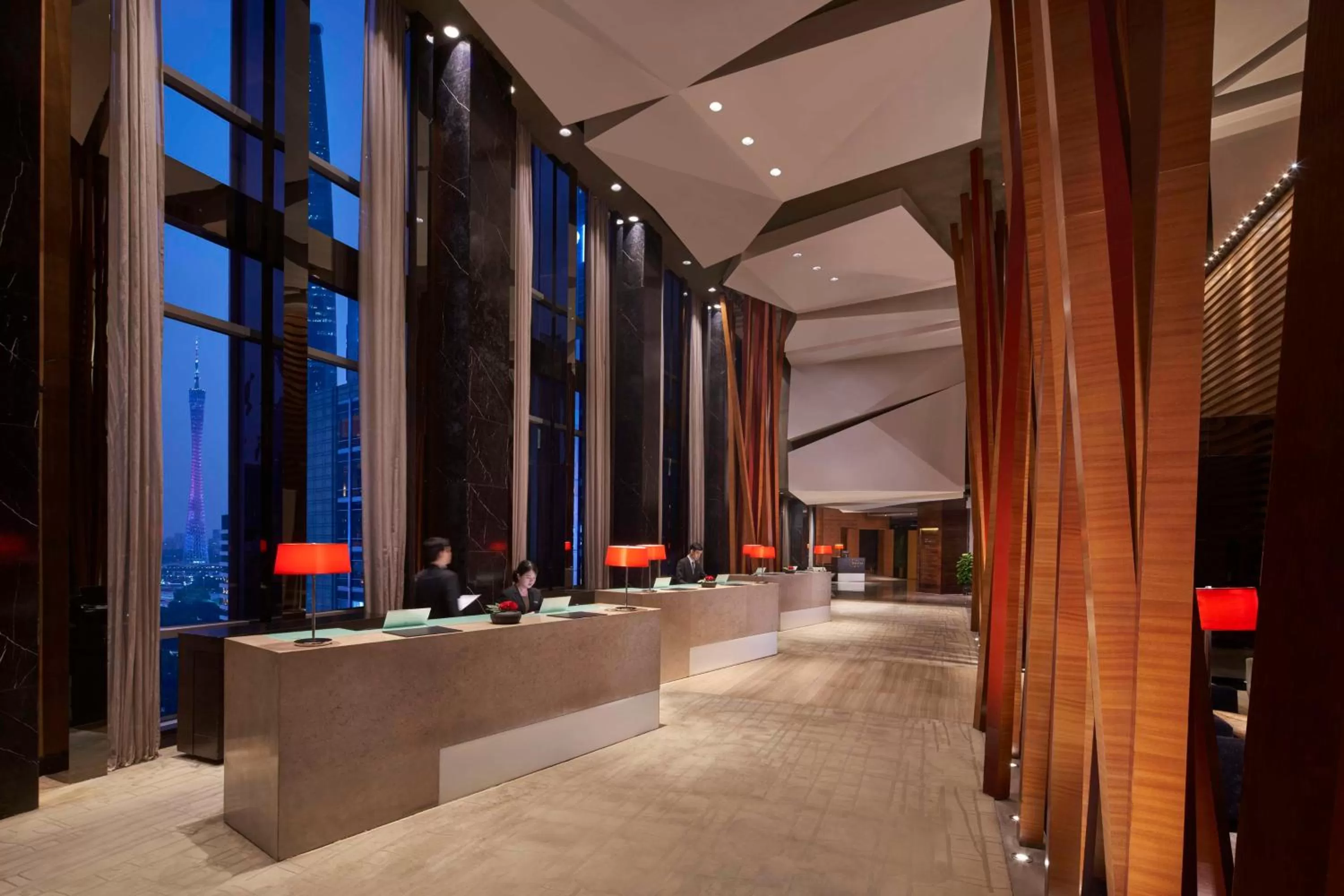 Lobby or reception in Grand Hyatt Guangzhou