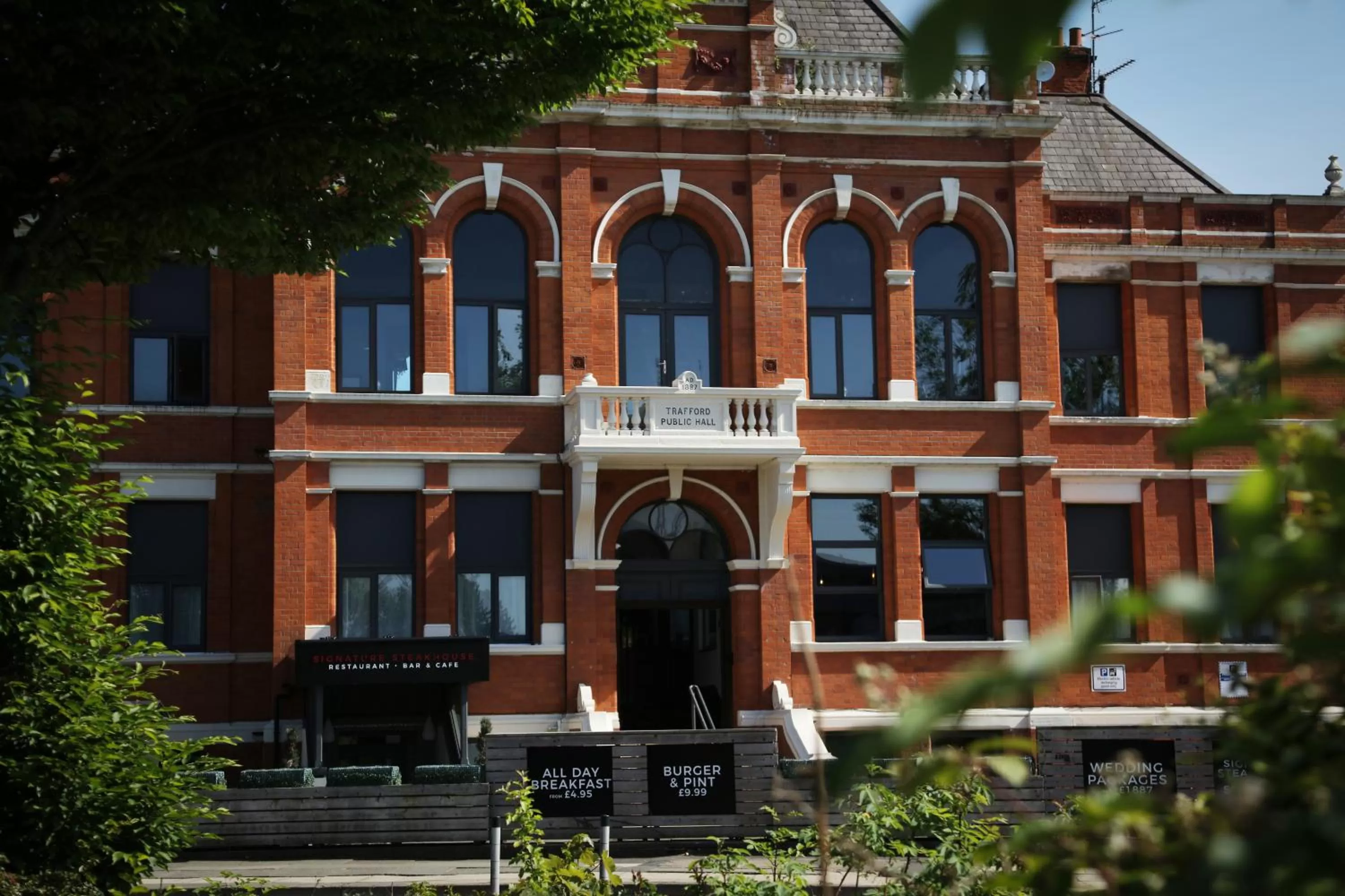Property building in Trafford Hall Hotel Manchester, Trademark Collection by Wyndham