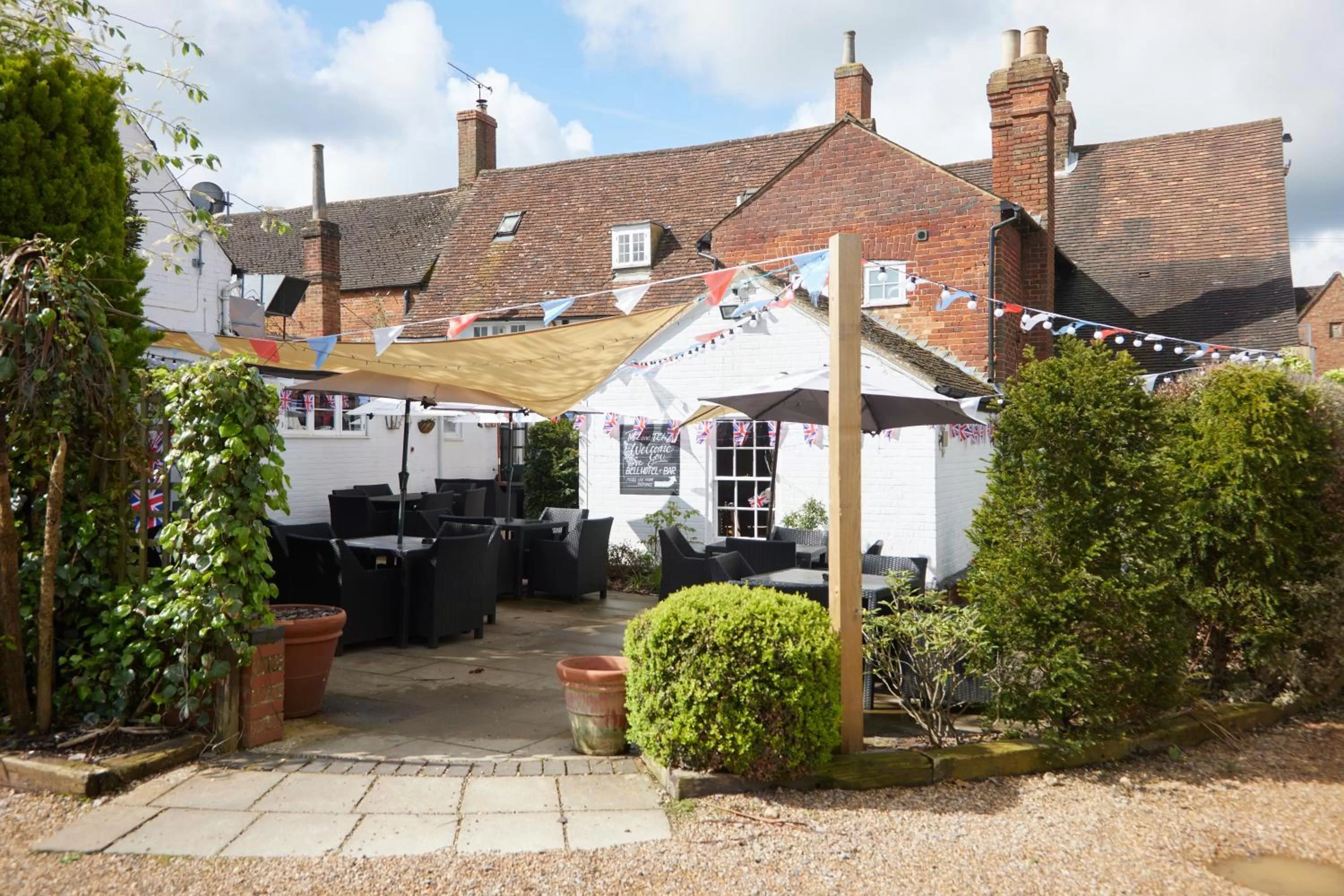 Garden in The Bell Hotel Woburn By Greene King Inns