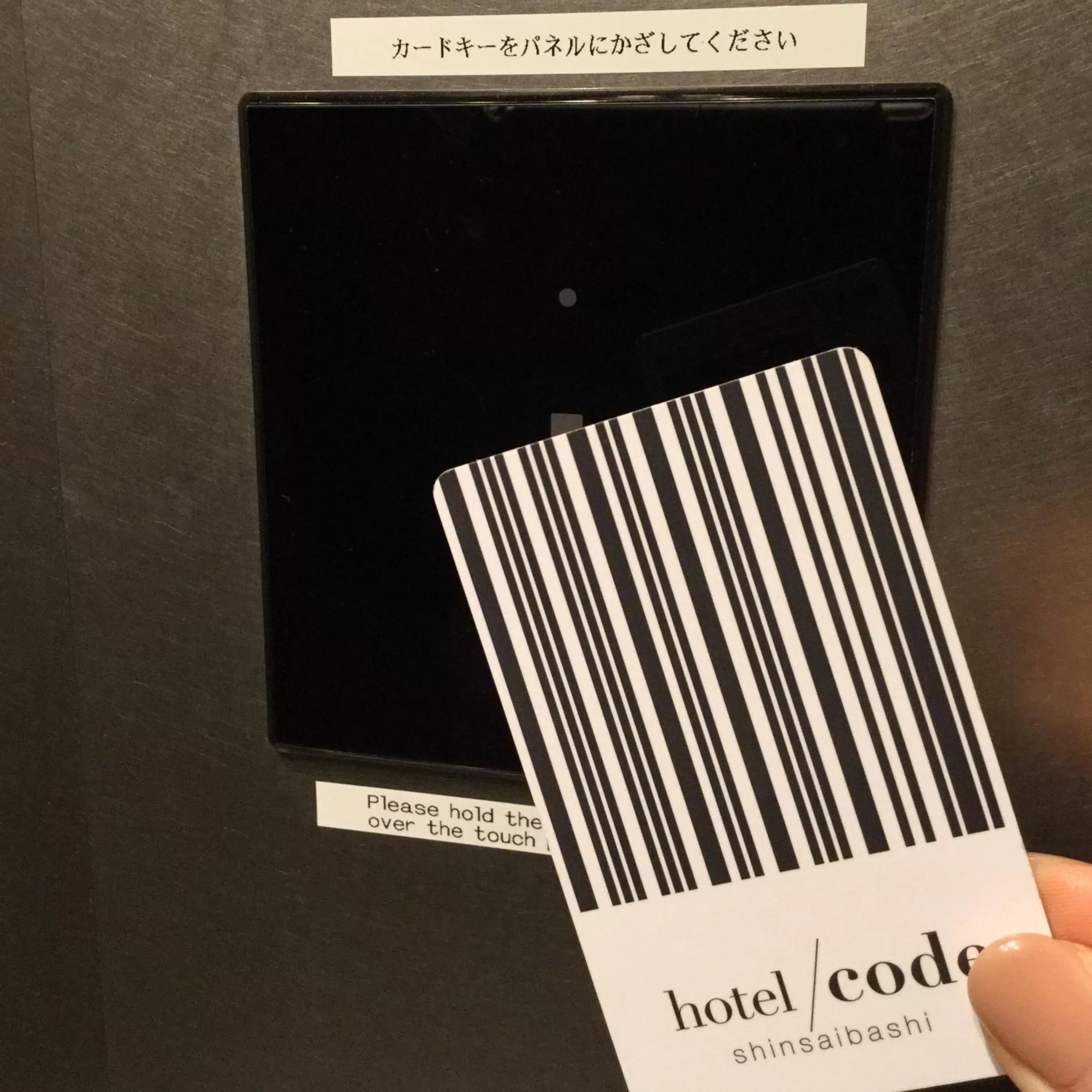 elevator in Hotel Code Shinsaibashi