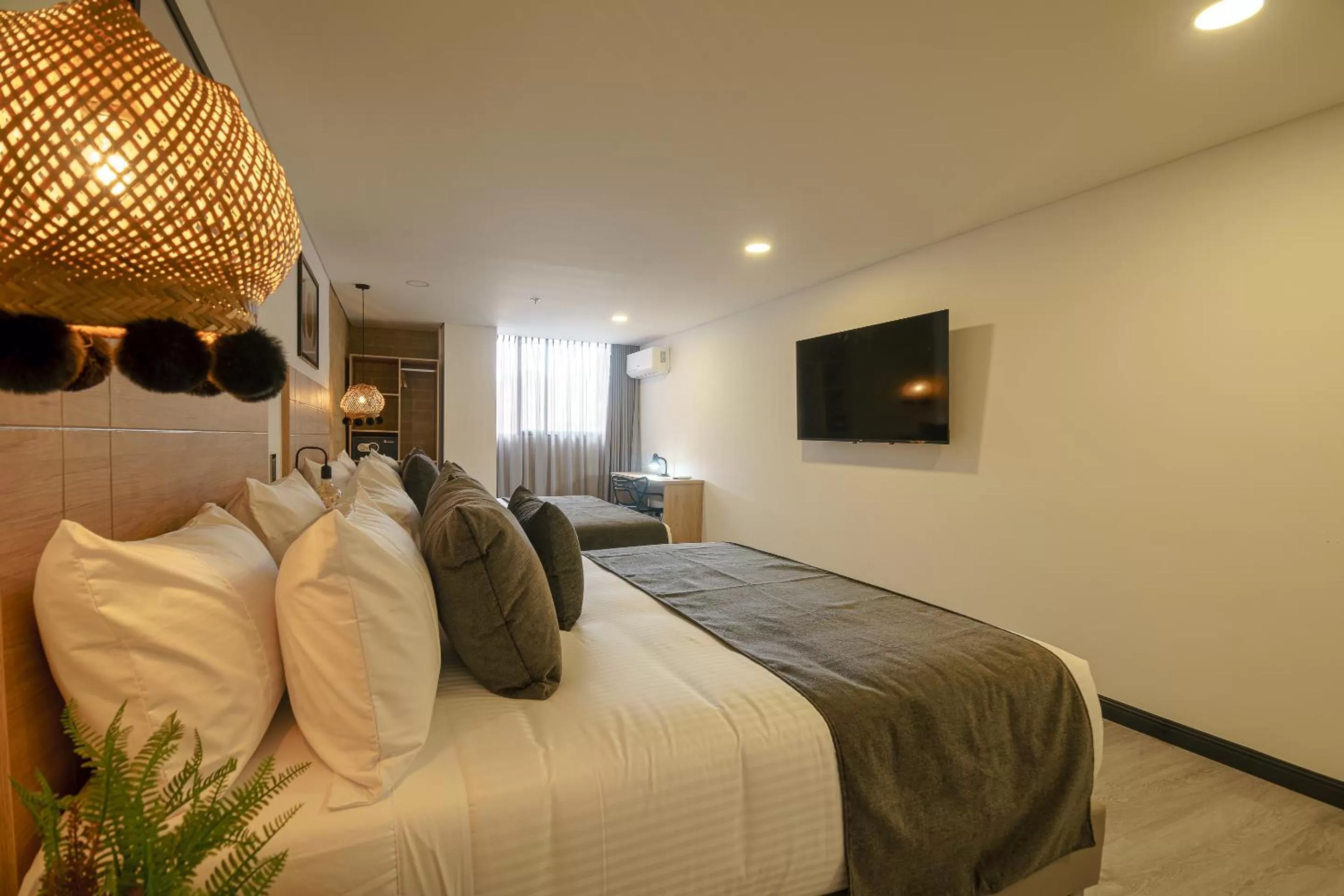 Bed in First Class Hotel