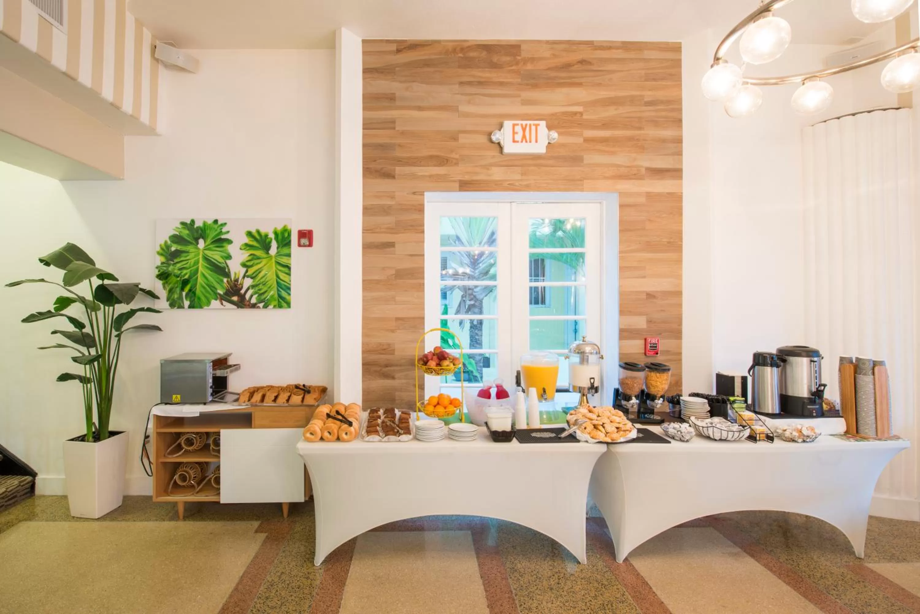 Buffet breakfast in President Hotel