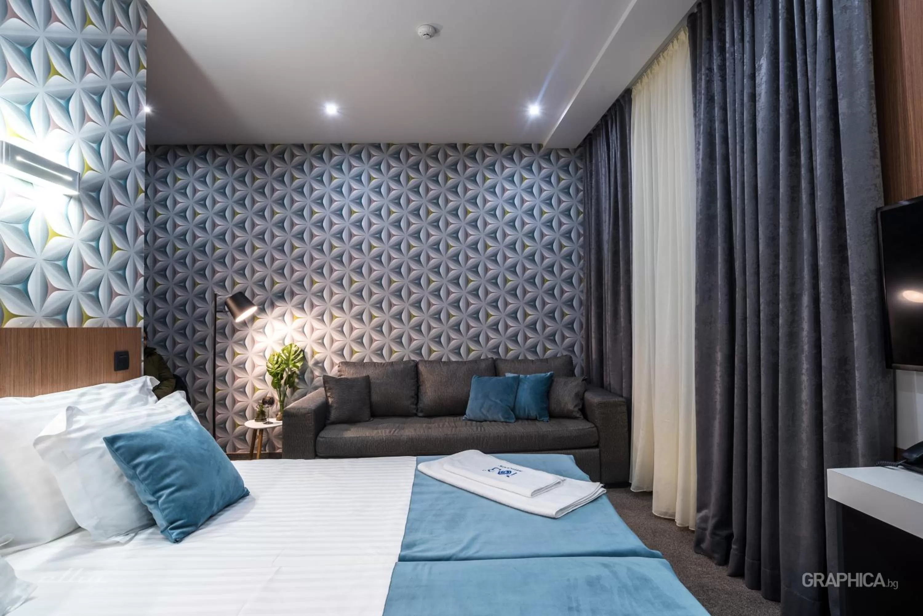 Photo of the whole room, Bed in 103 Degrees Hotel & Spa