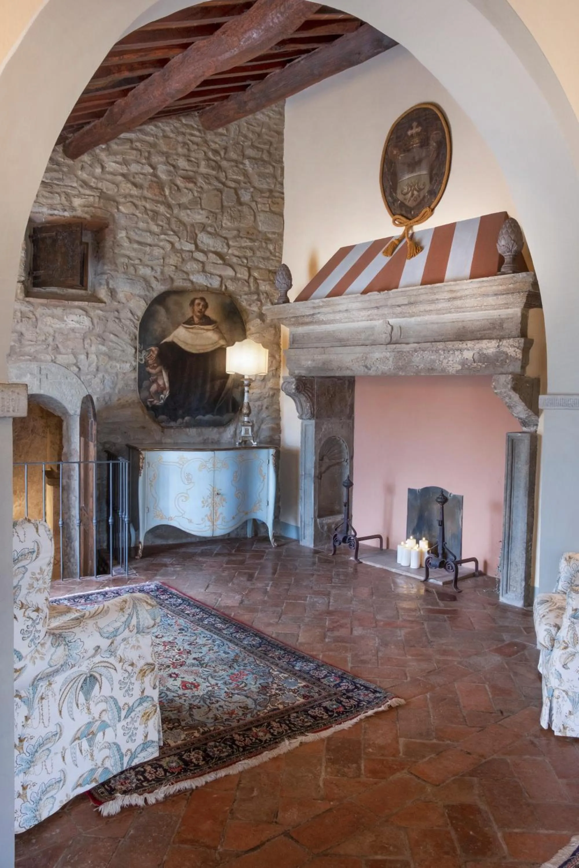 Decorative detail in Il Falconiere Relais & Spa