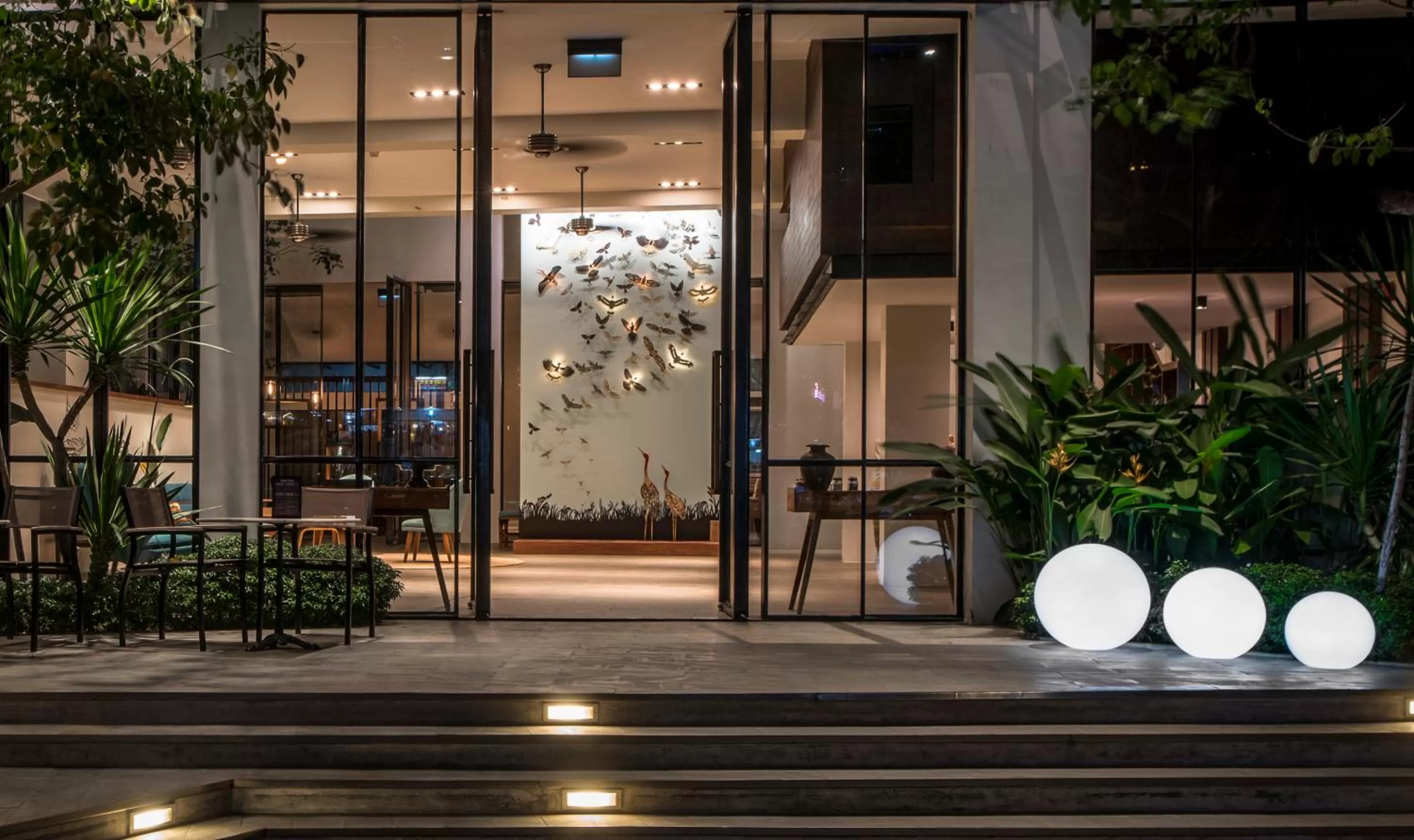 Property building in The Aviary Hotel