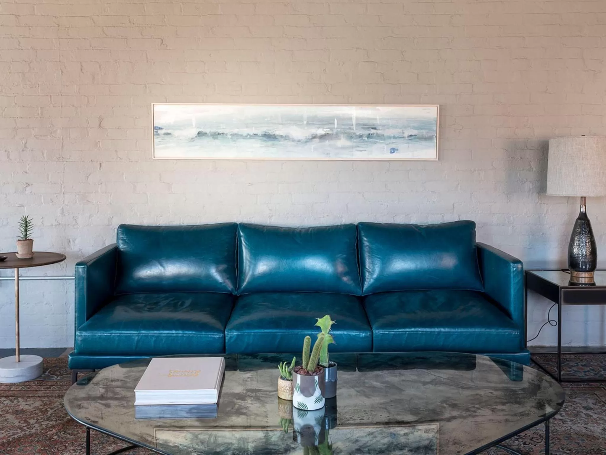 Seating area in Wm. Mulherin's Sons Hotel