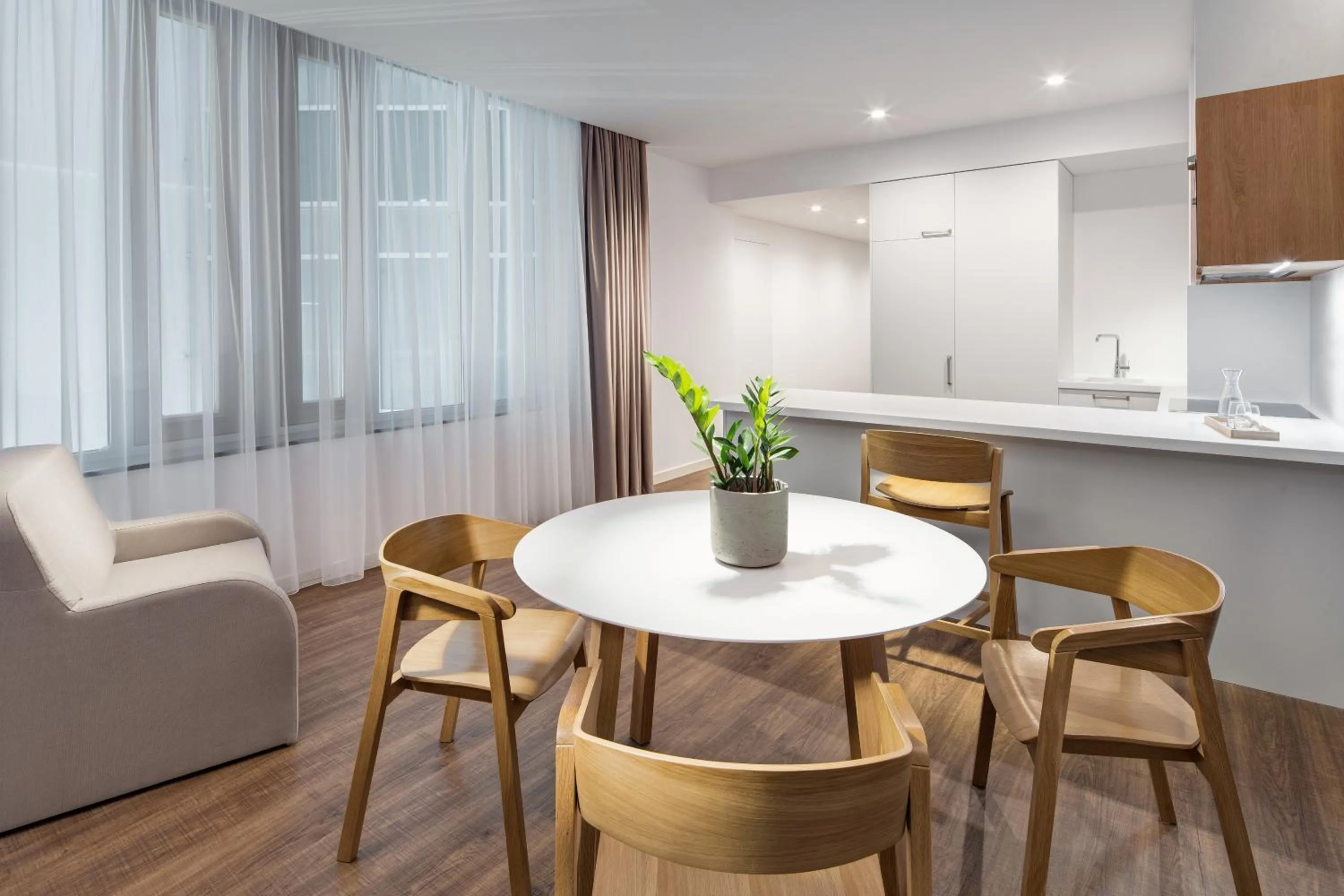 Kitchen or kitchenette in Mamaison Residence Downtown Prague