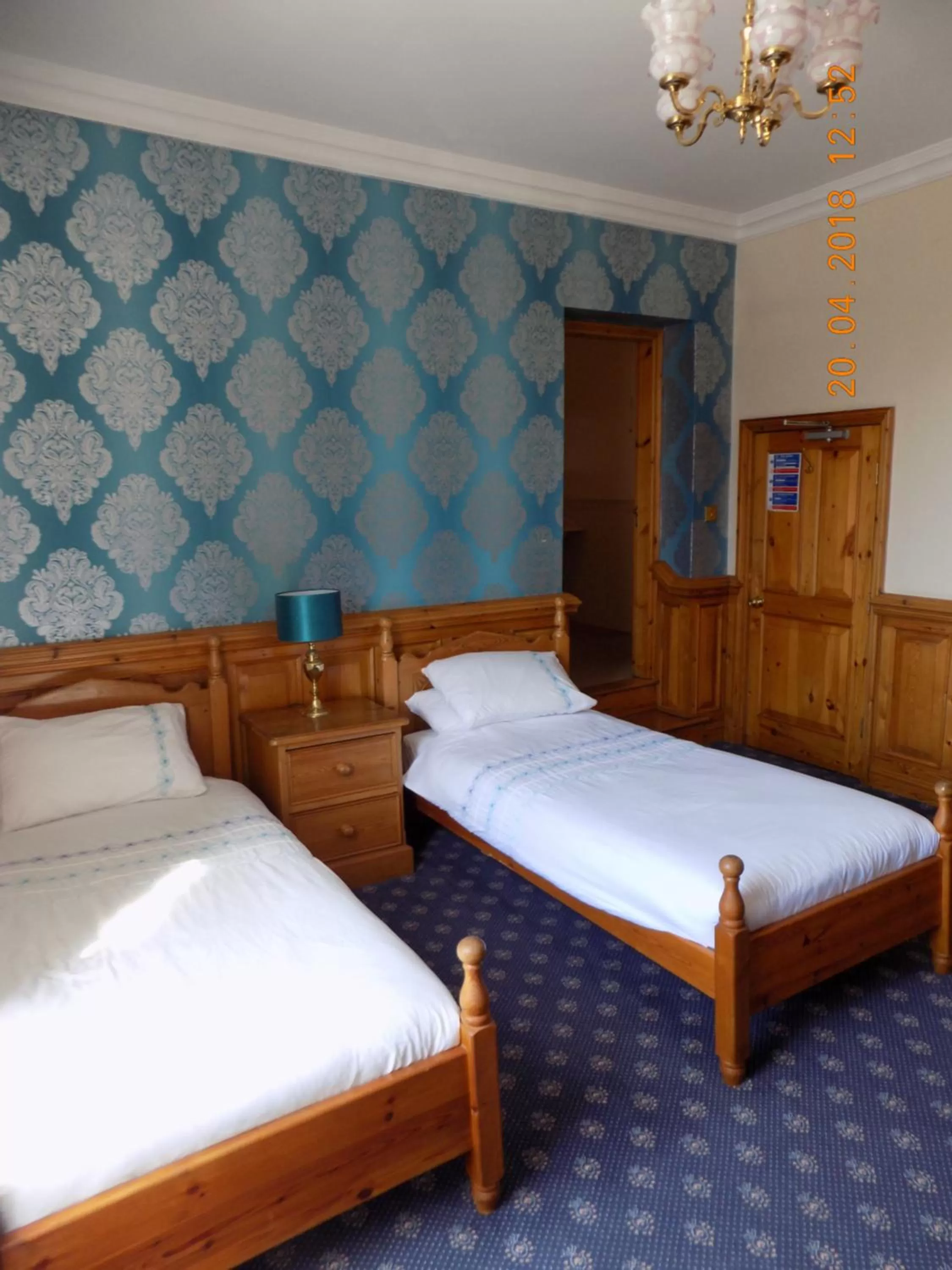 Bed in The Londesborough Arms bar with en-suite rooms