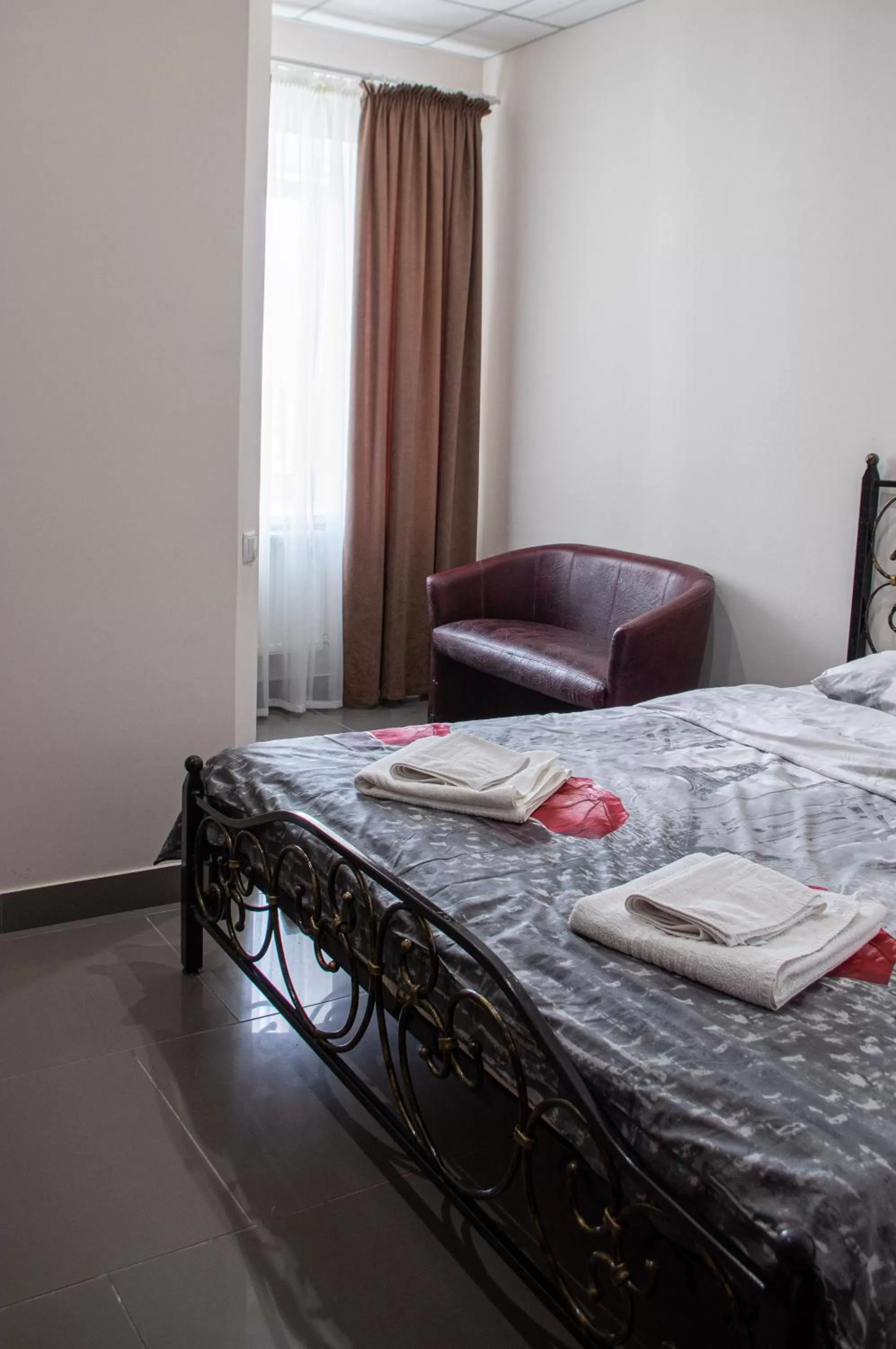 Bed in Ermitazh Hotel Complex