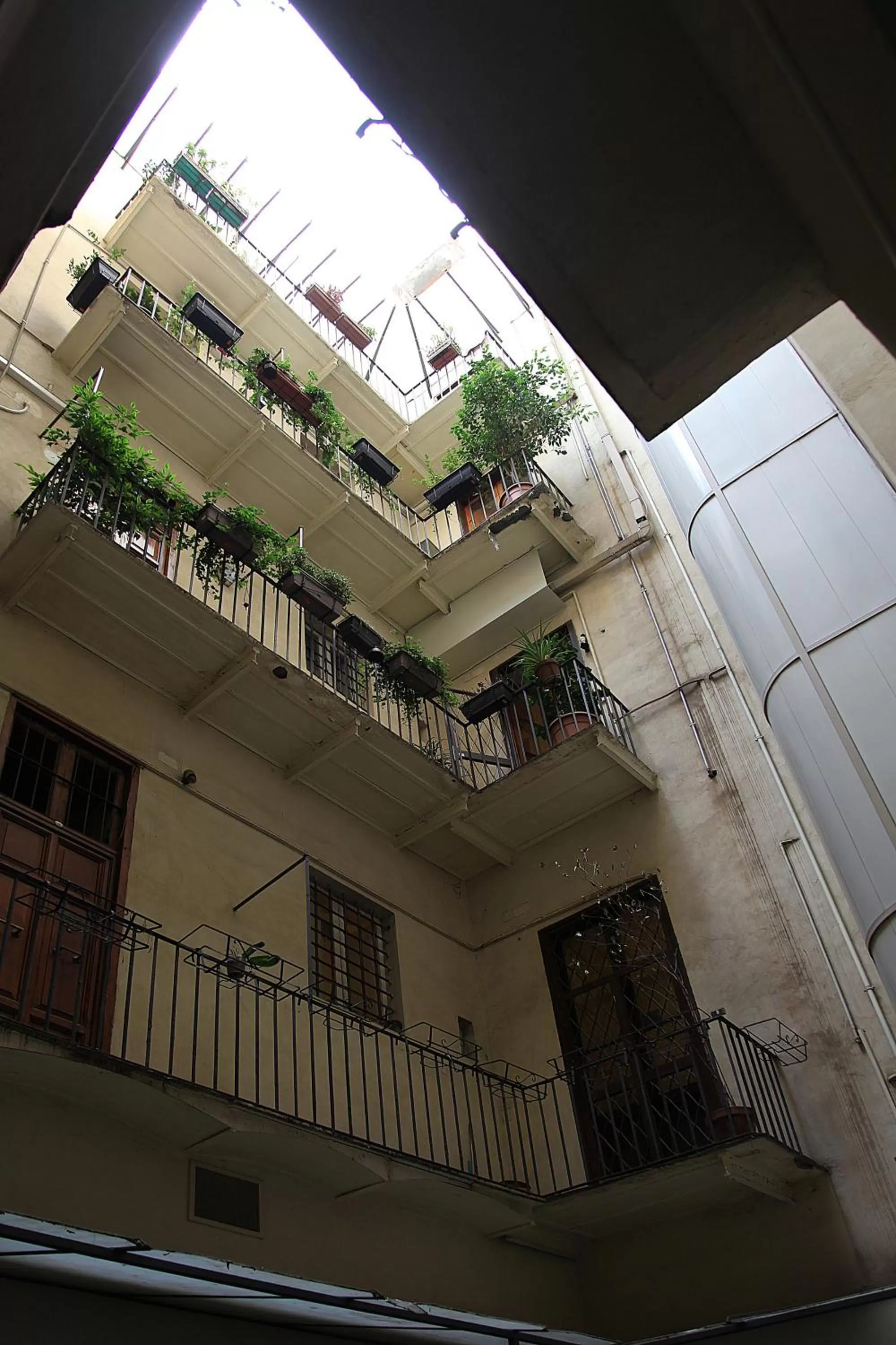 Garden view in La Maison Dell'Orologio