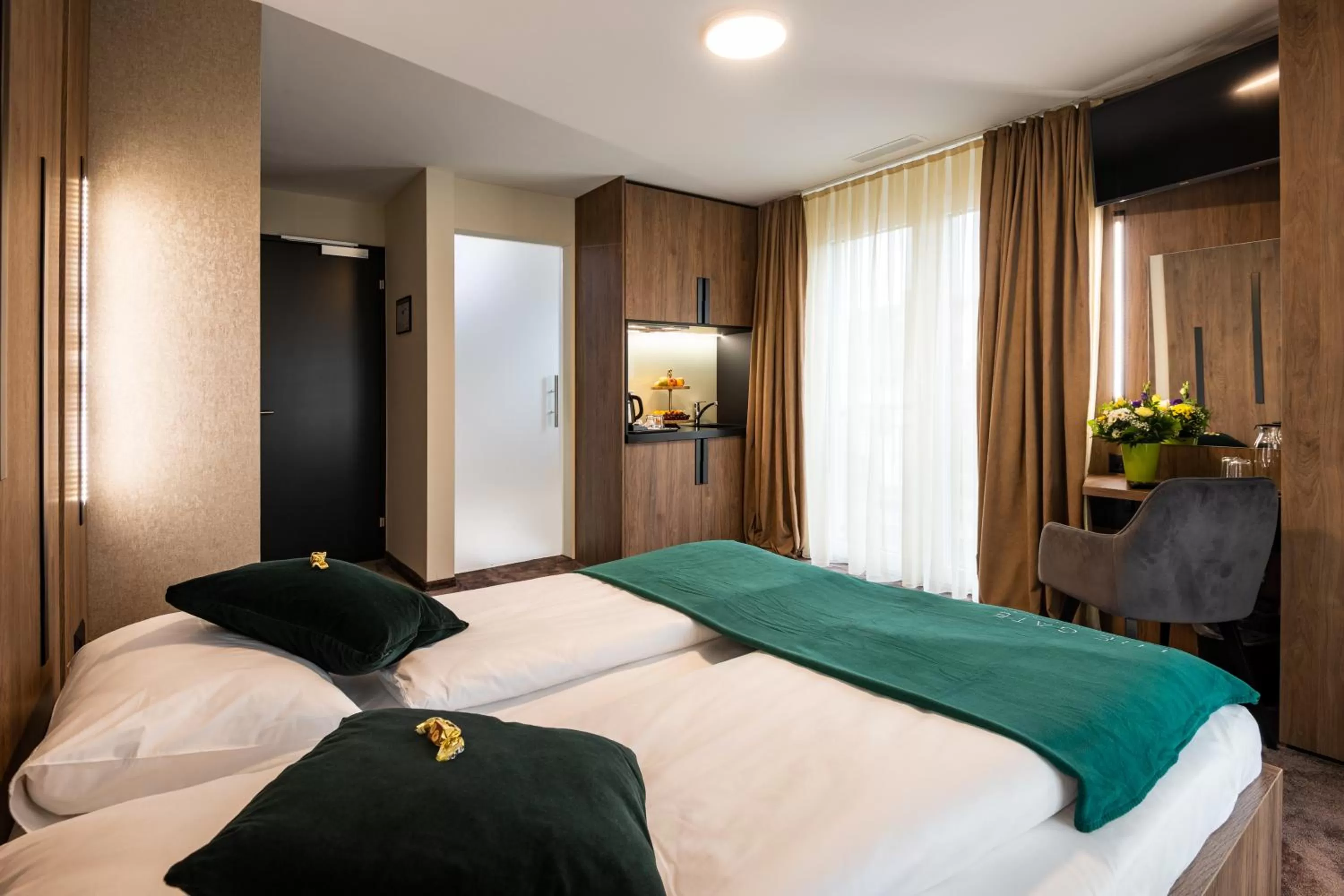 Bed in The Gate Boutique Hotel Zürich