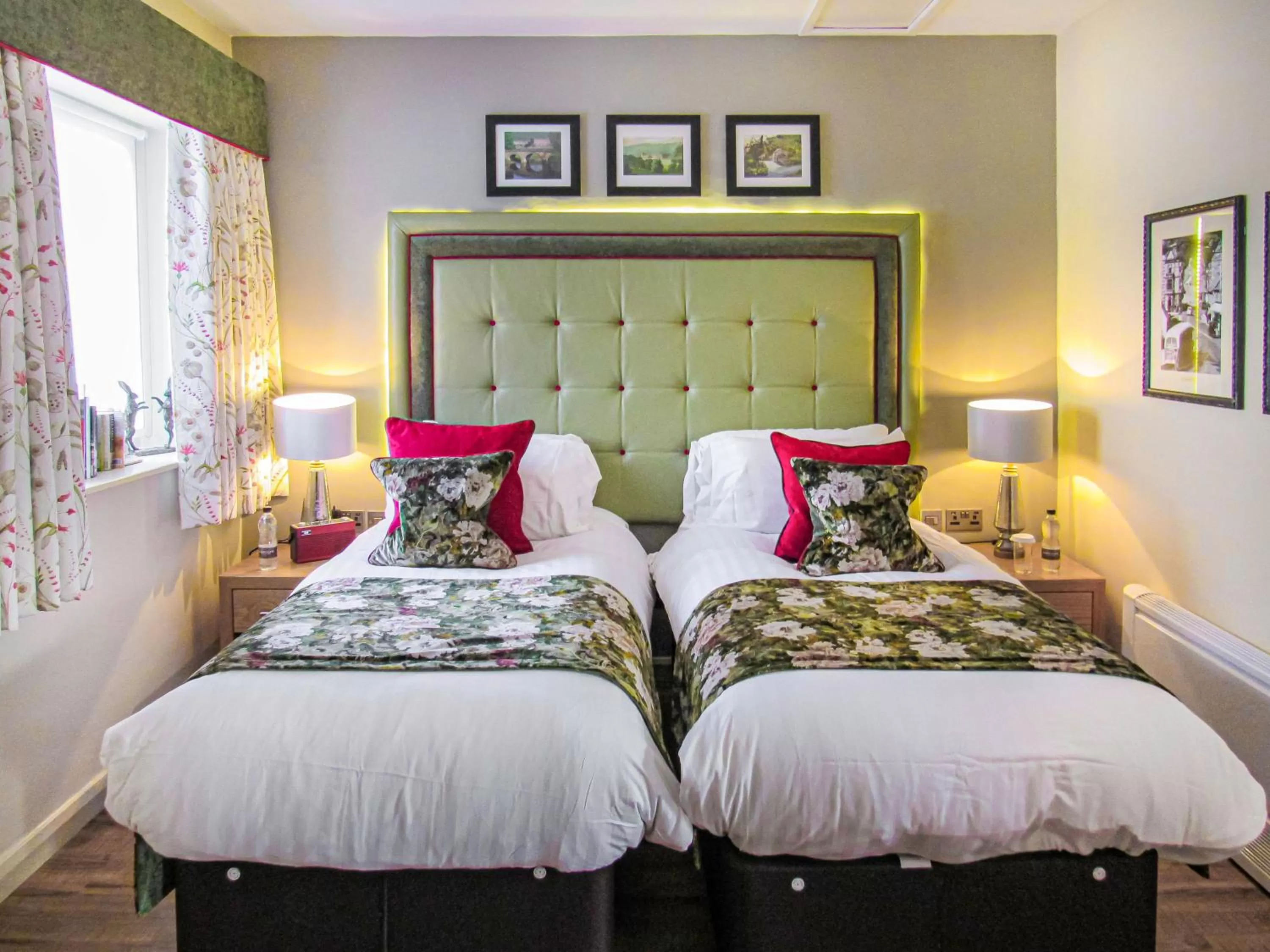 Bedroom, Bed in The Rutland Arms Hotel, Bakewell, Derbyshire - The Coaching Inn Group