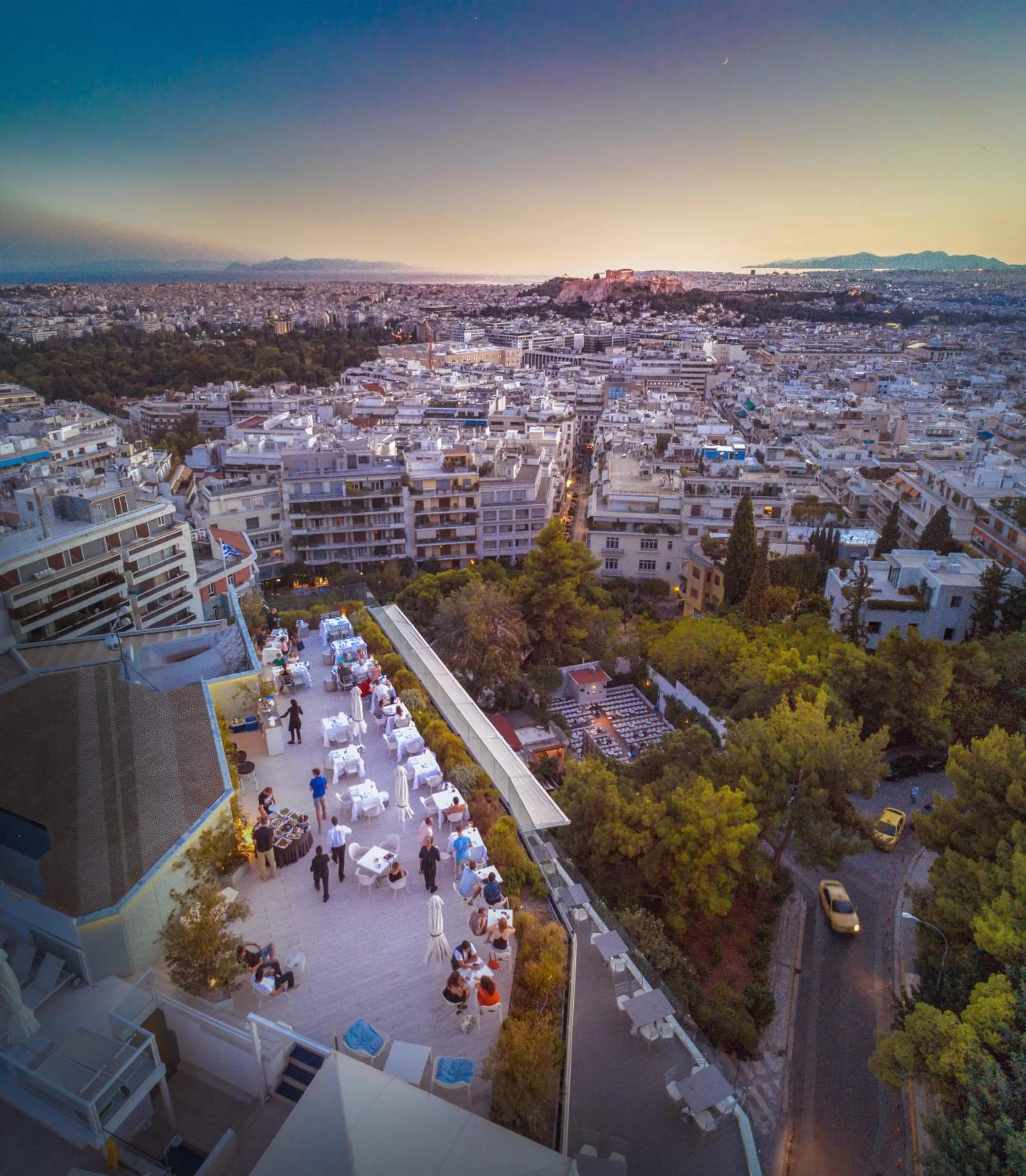 Bird's eye view in St George Lycabettus Lifestyle Hotel