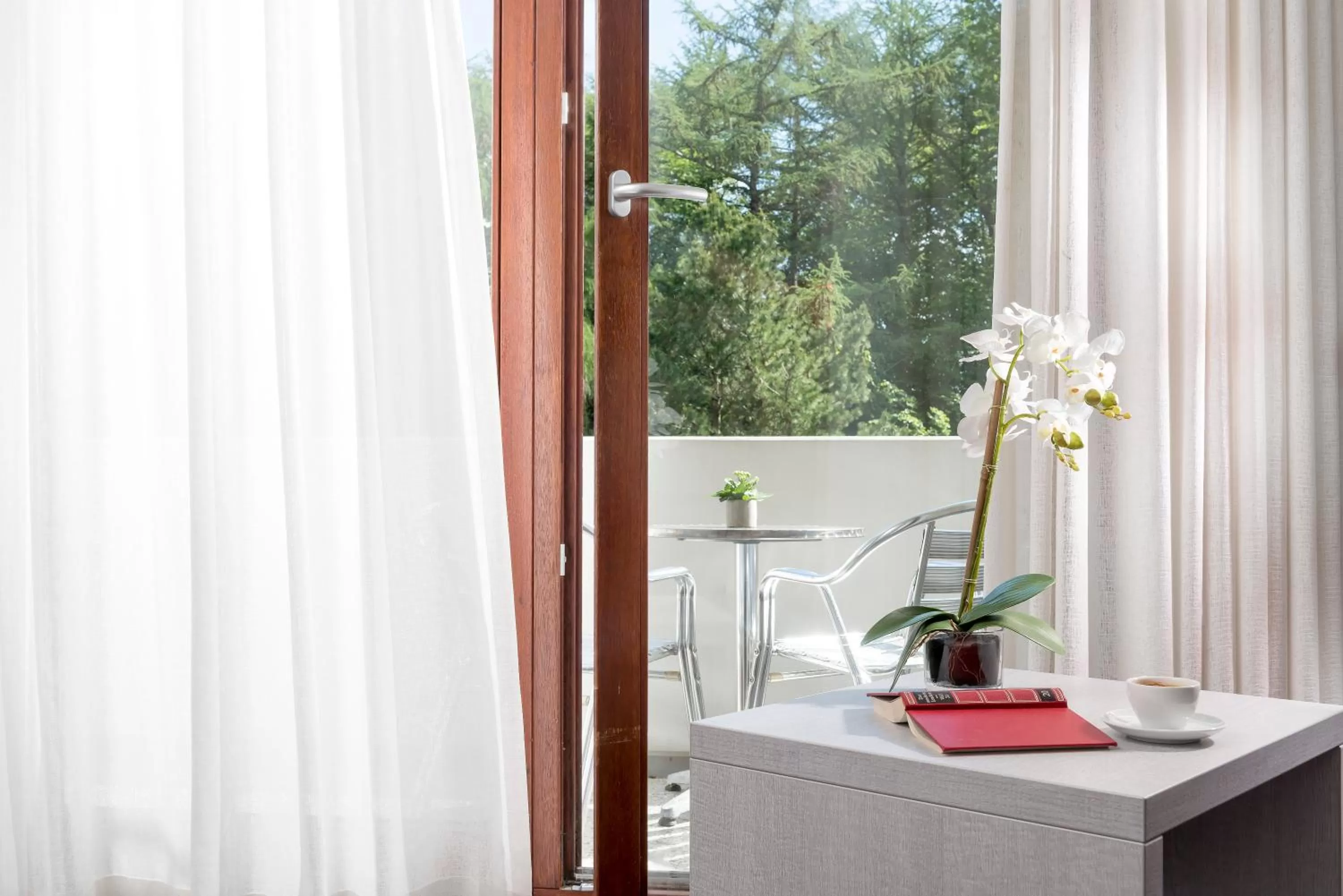 Balcony/Terrace in Hotel des Nordens Flensburg Wellness & Spa