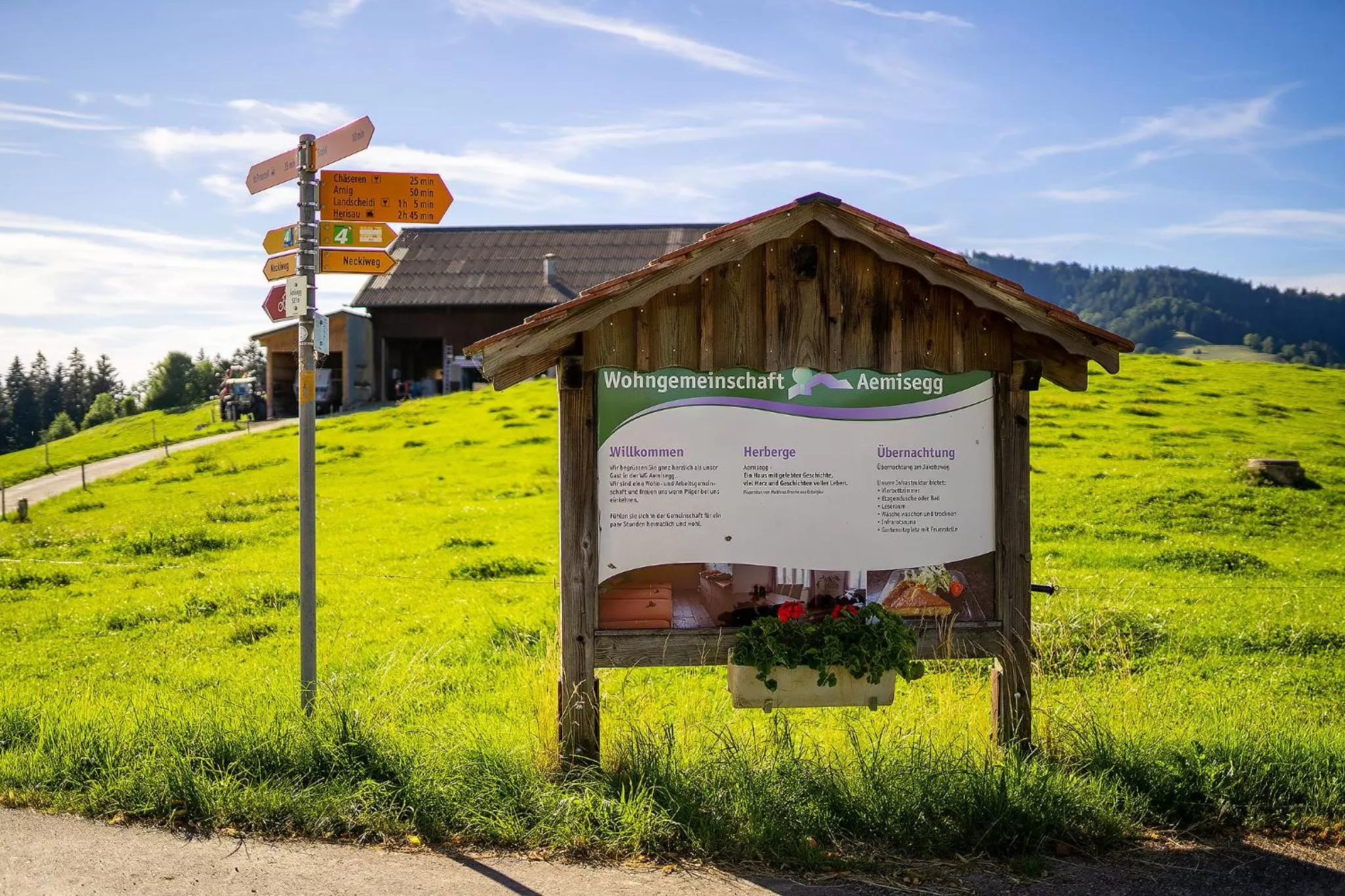 Natural landscape, Property Building in Gästehaus Aemisegg