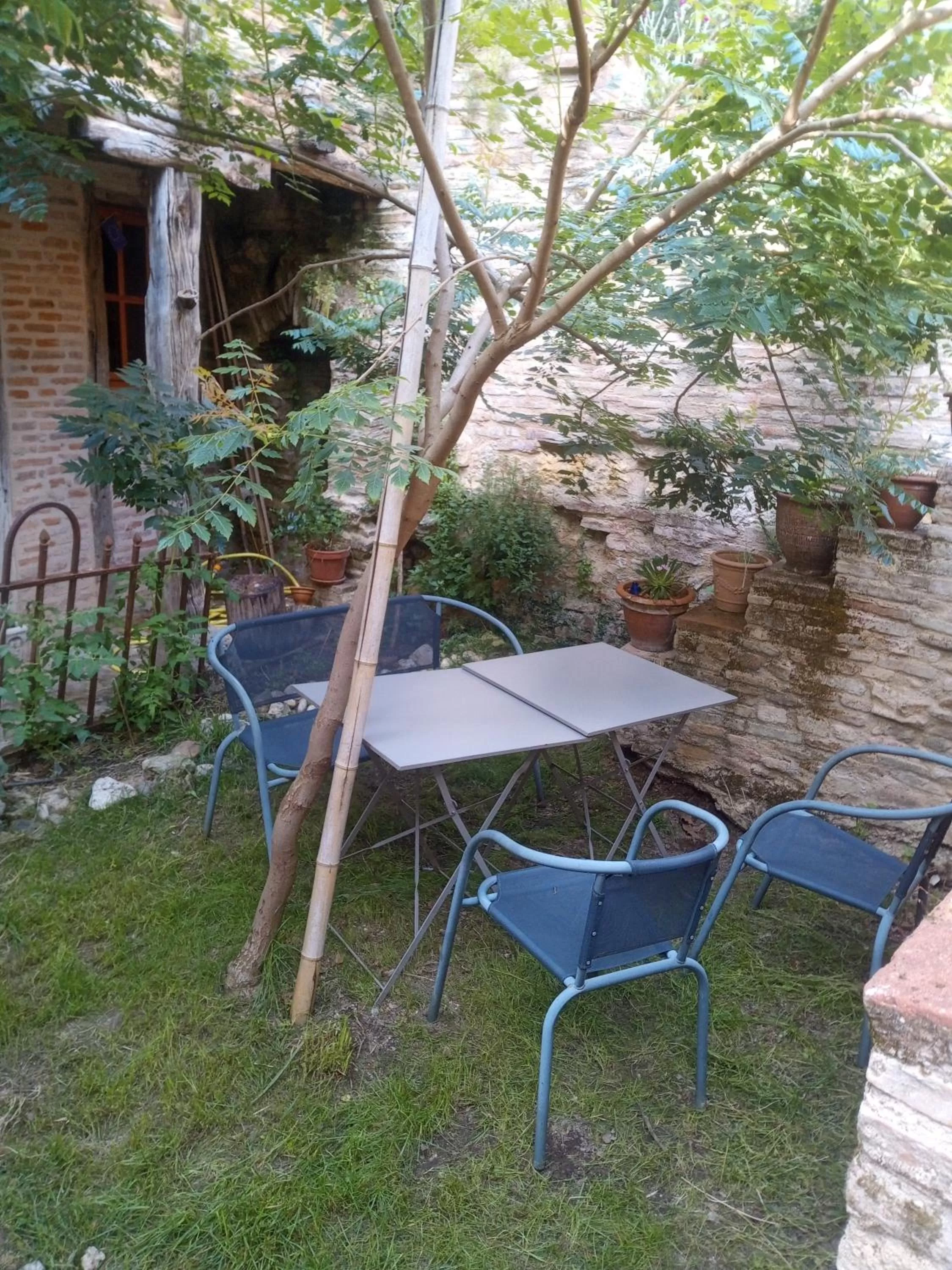 Patio in La lauze et l'anguille