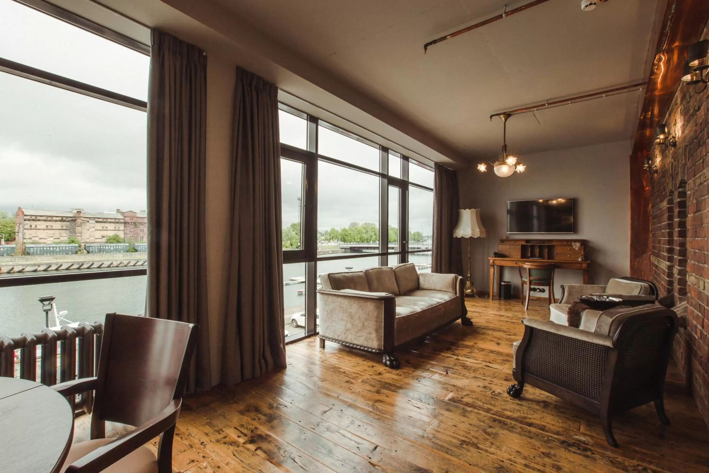 Seating area in Promenade Hotel Liepaja