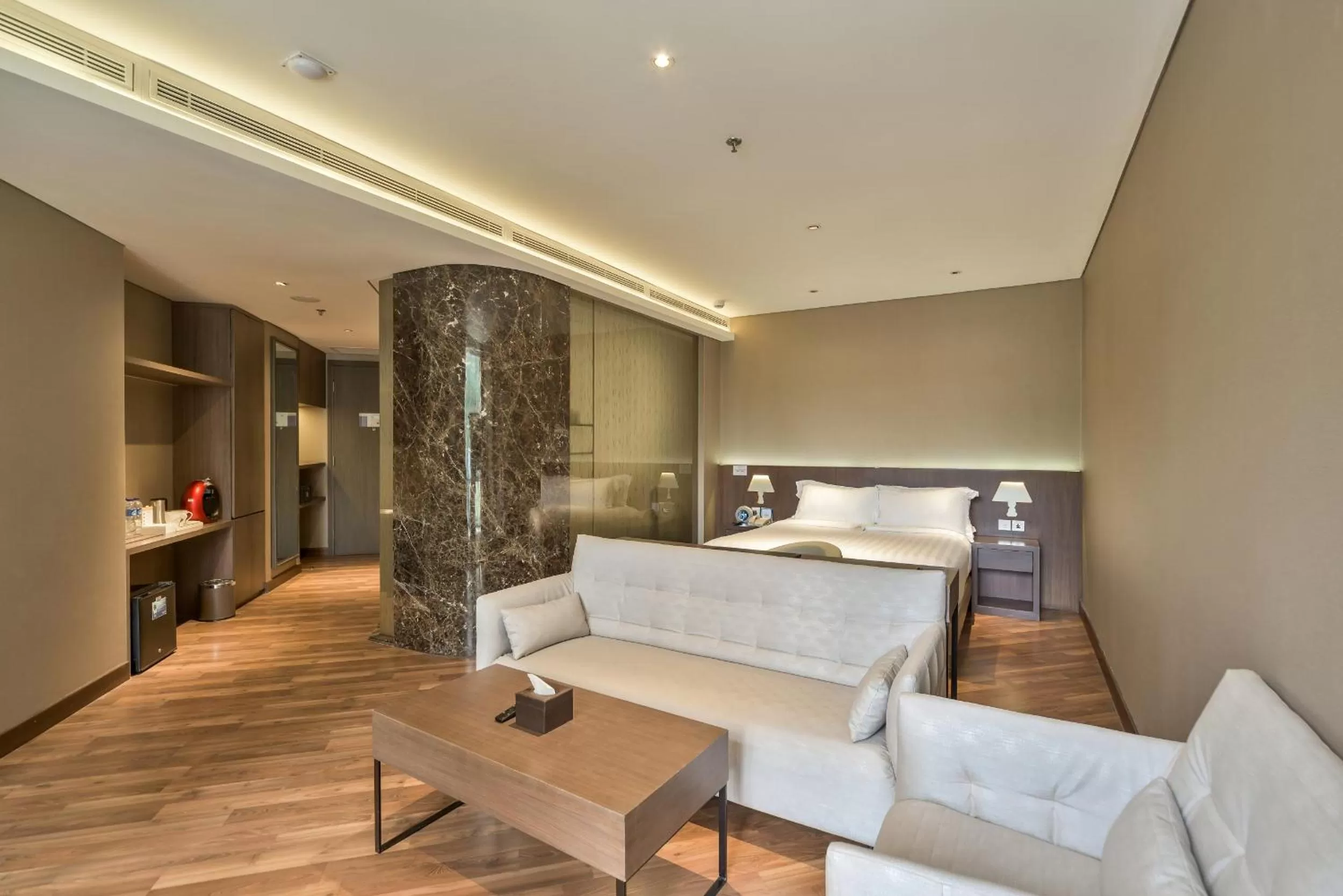 Bedroom, Bed in Ashley Wahid Hasyim Jakarta