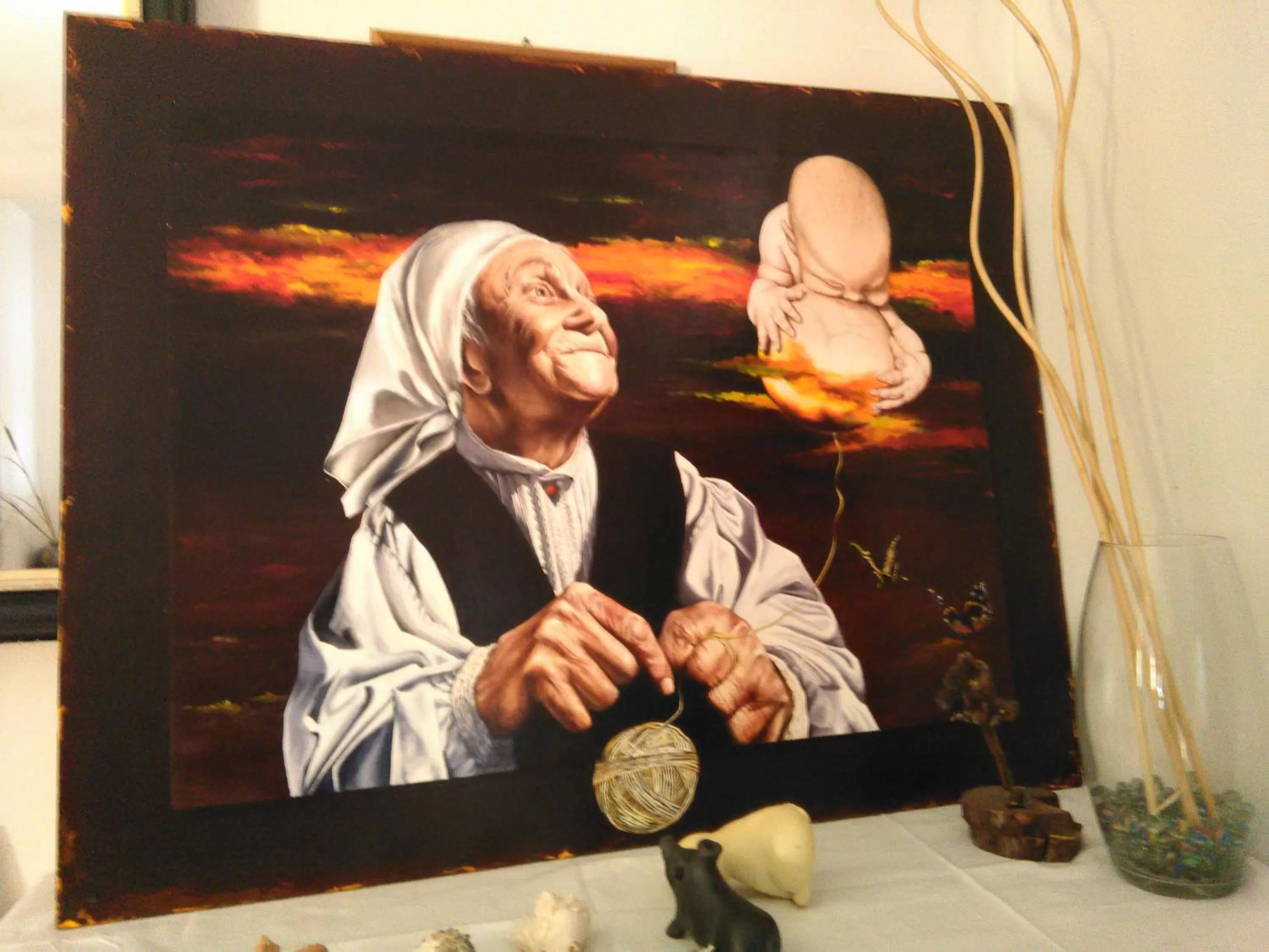 Decorative detail in Casa d' Artista B&B