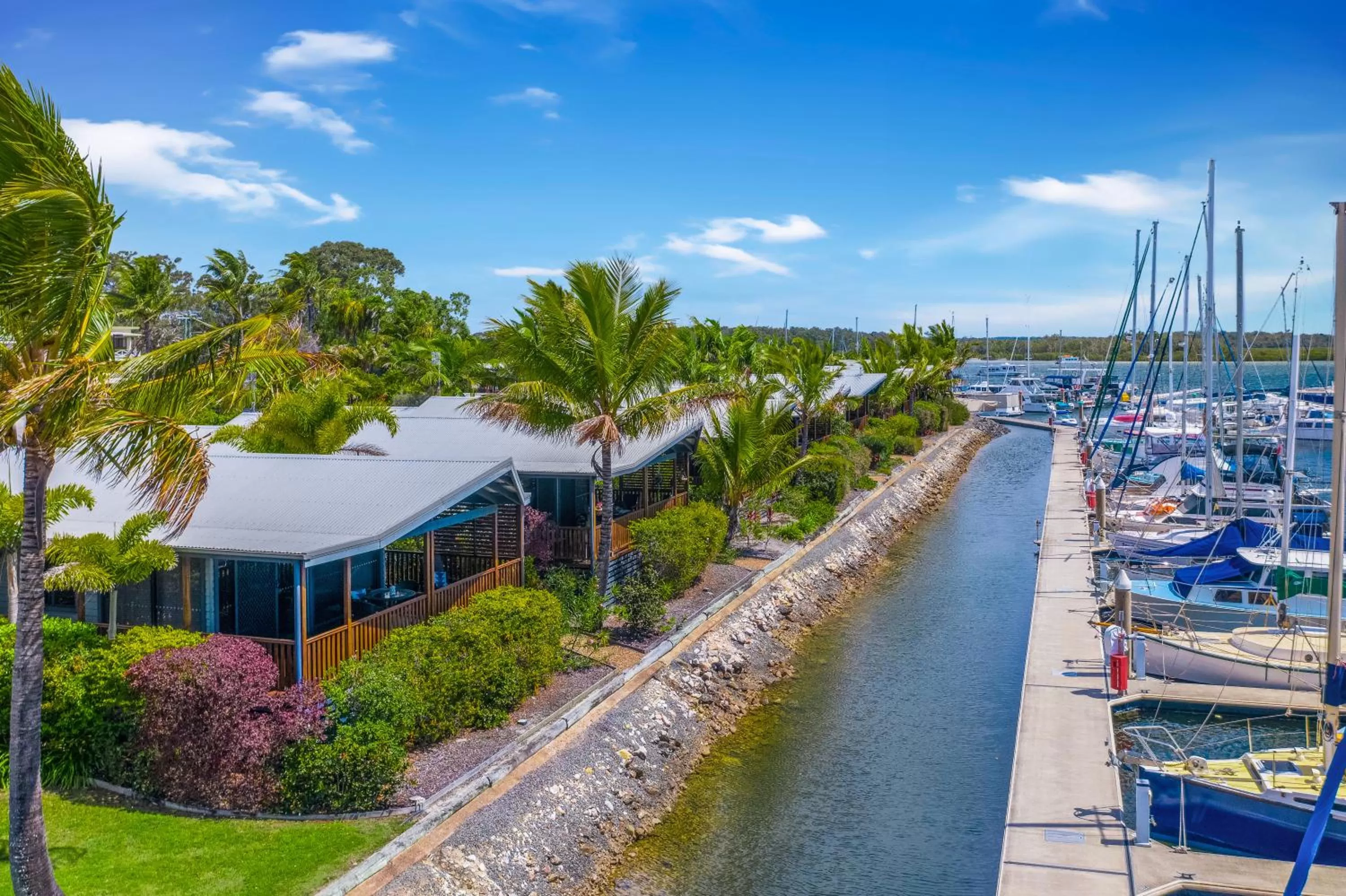 BBQ facilities in Tin Can Bay Marina Villas