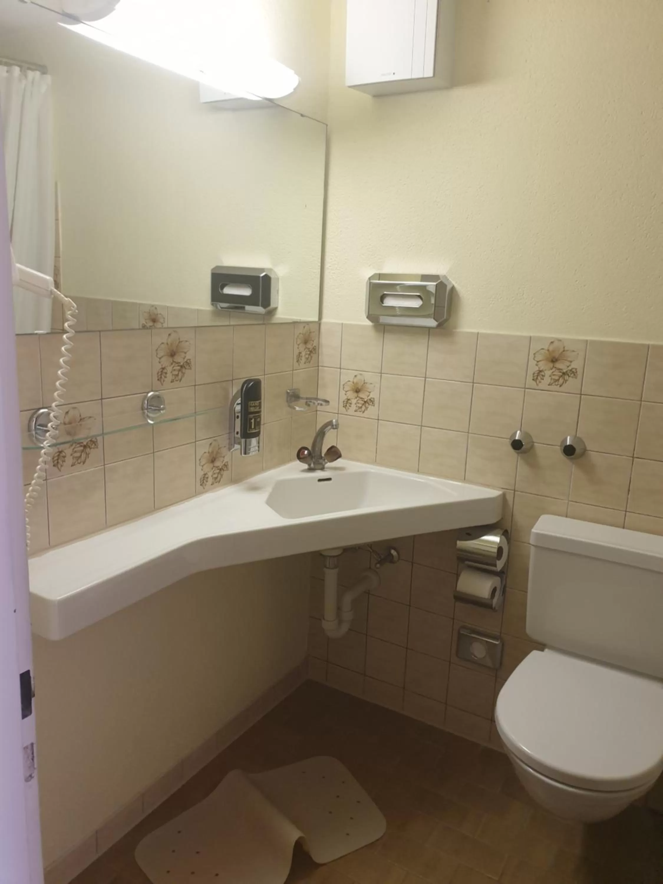 Bathroom in Hotel Sherlock Holmes & Khana Restaurant "nur 200 m zur Gondelbahn Hasliberg"