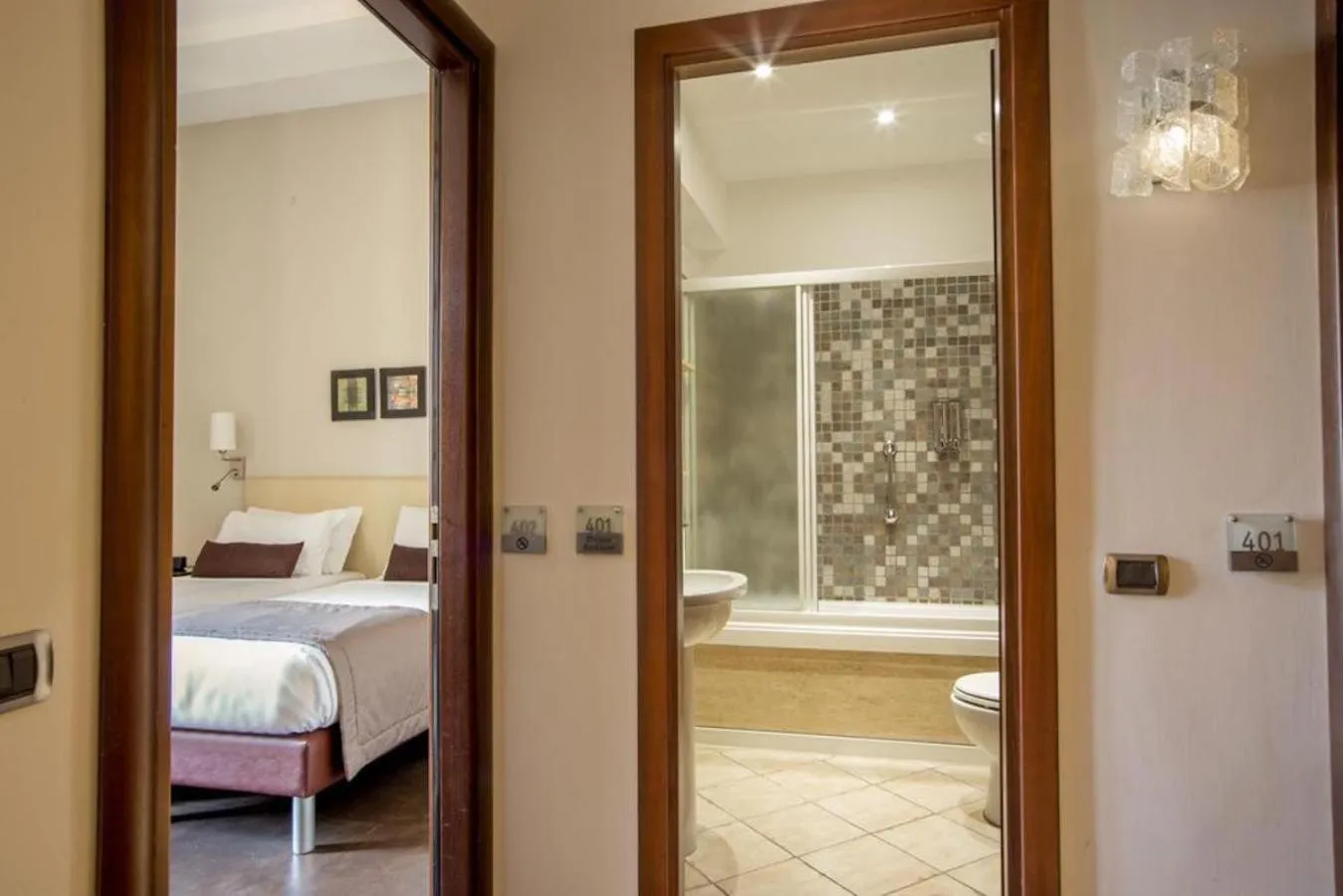 Bathroom in Basilio 55 Rome