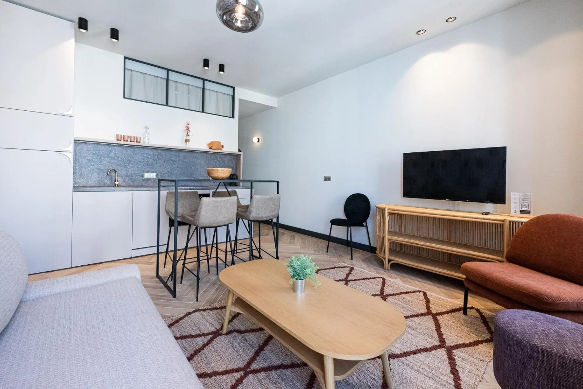 Living room in Florella Croisette Apartment