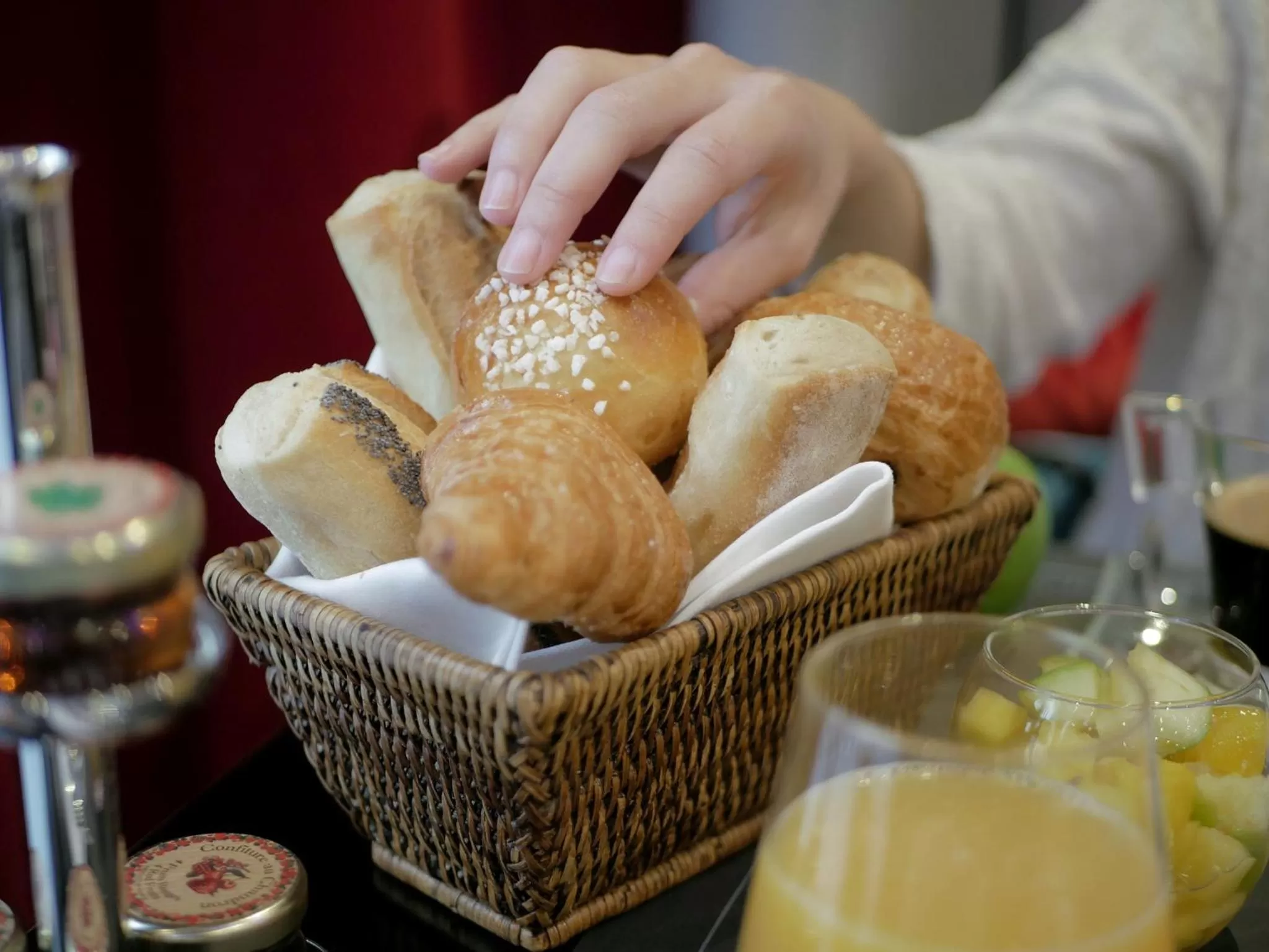 Food close-up in L'Empire Paris - Louvre
