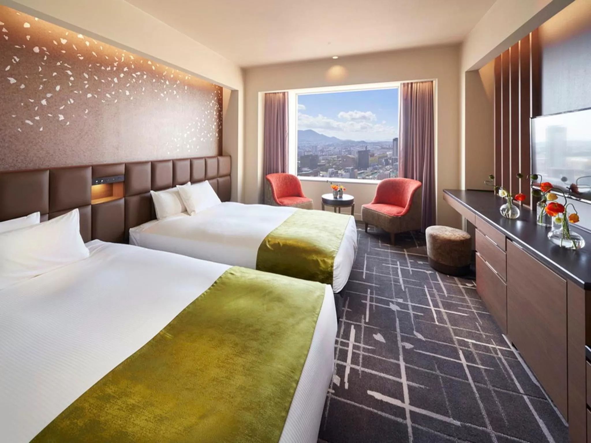 Bed in Rihga Royal Hotel Kokura Fukuoka