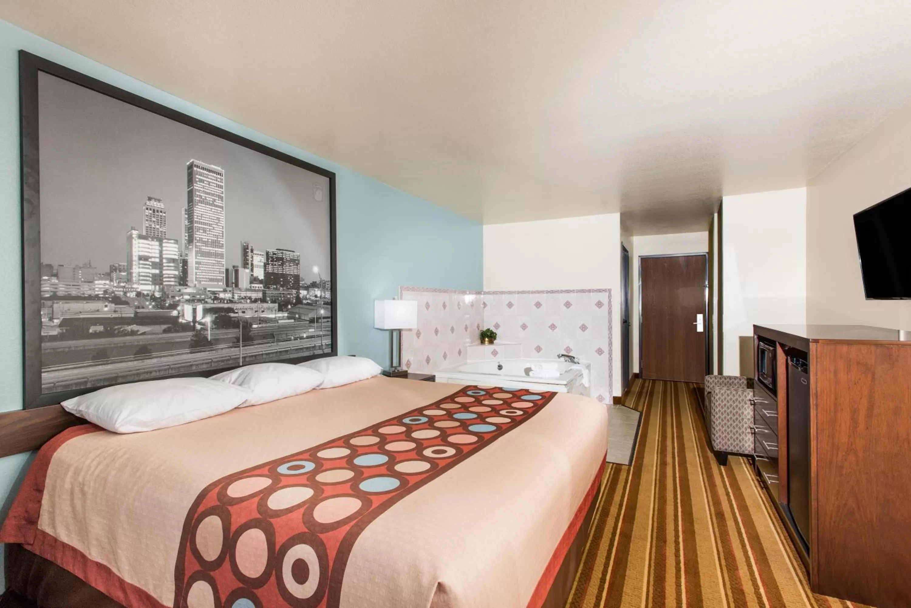 Photo of the whole room, Bed in Super 8 by Wyndham Claremore OK