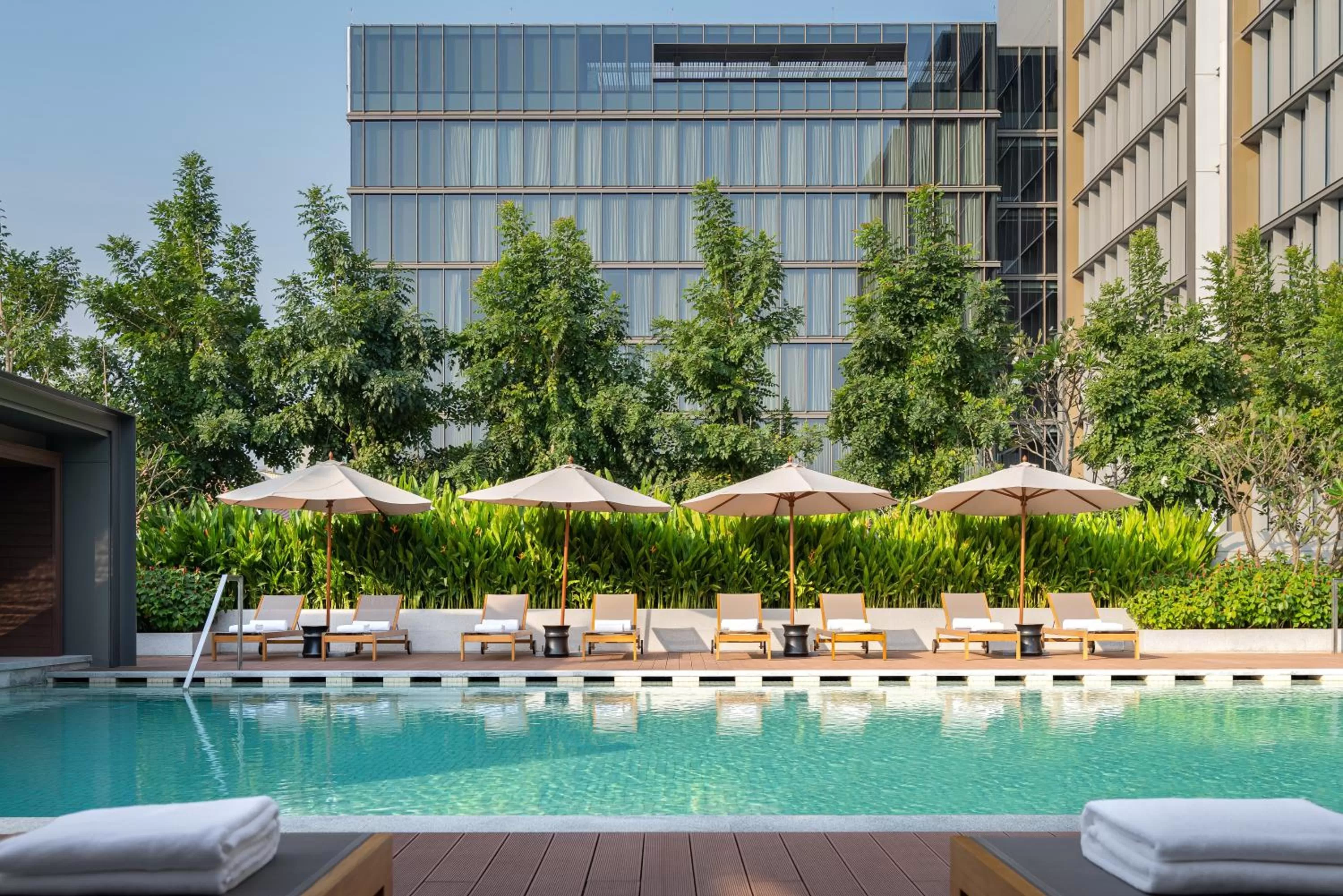 Swimming pool in Hyatt Regency Phnom Penh