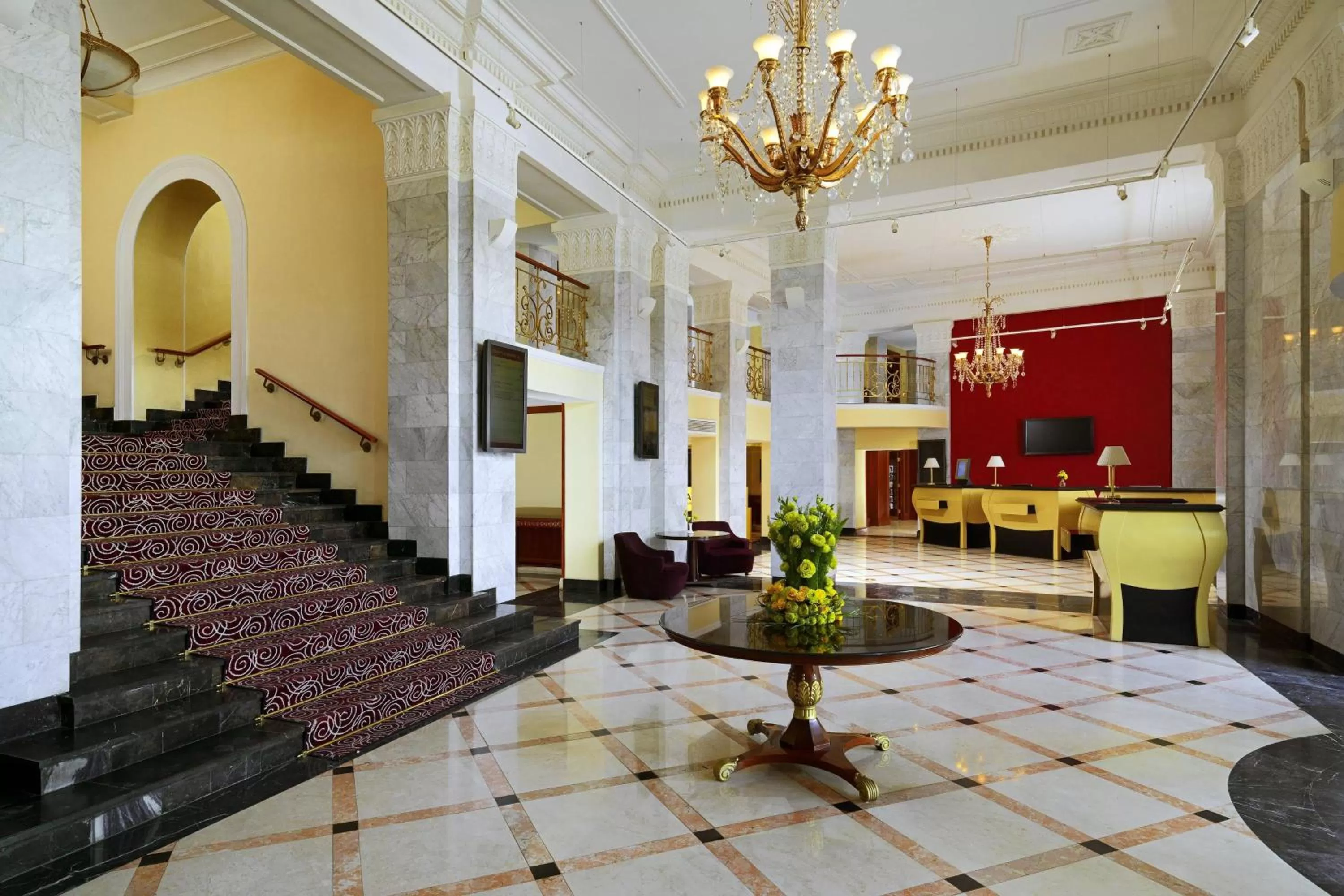 Lobby or reception in Armenia Marriott Hotel Yerevan