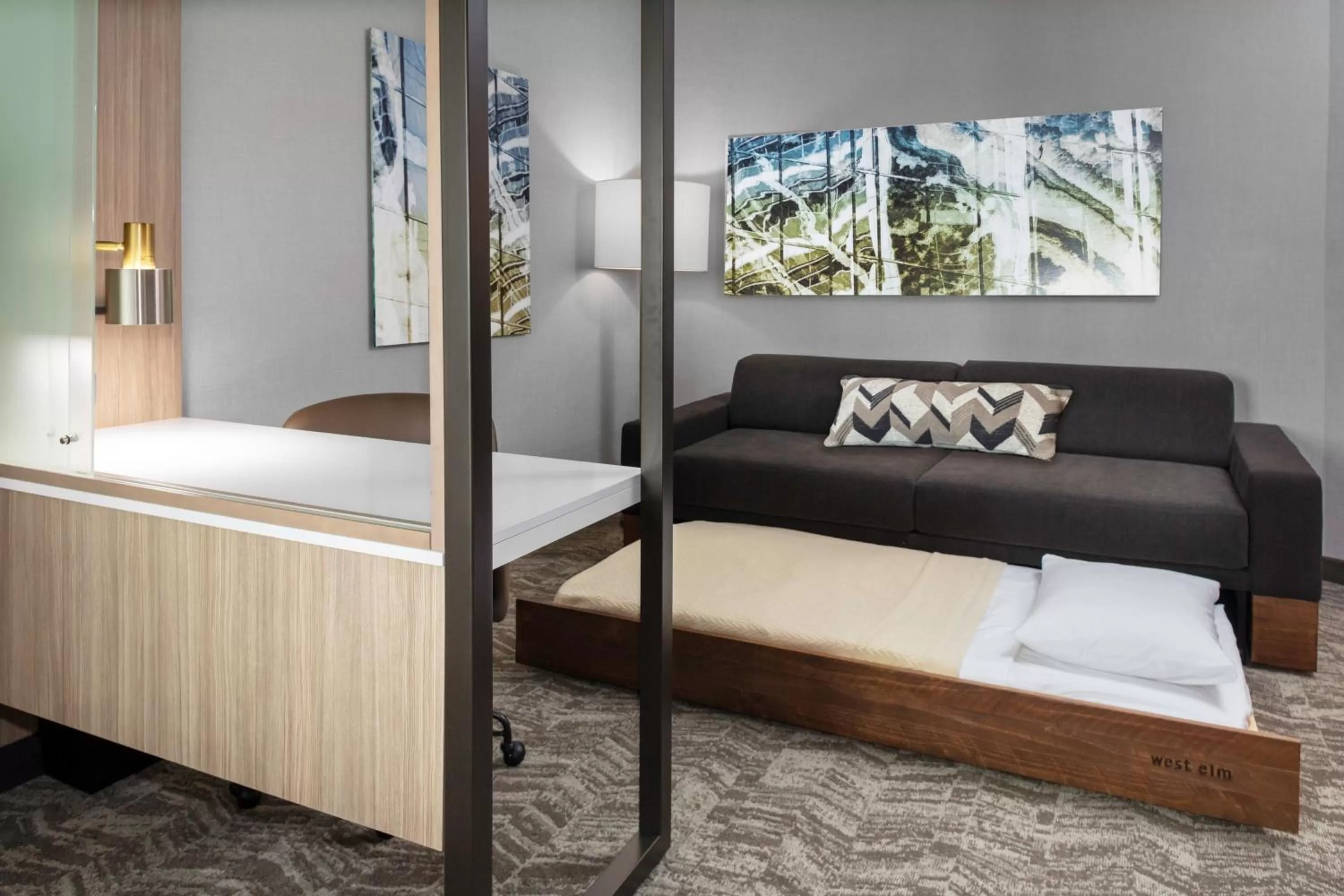 Photo of the whole room, Bed in SpringHill Suites By Marriott Durham City View