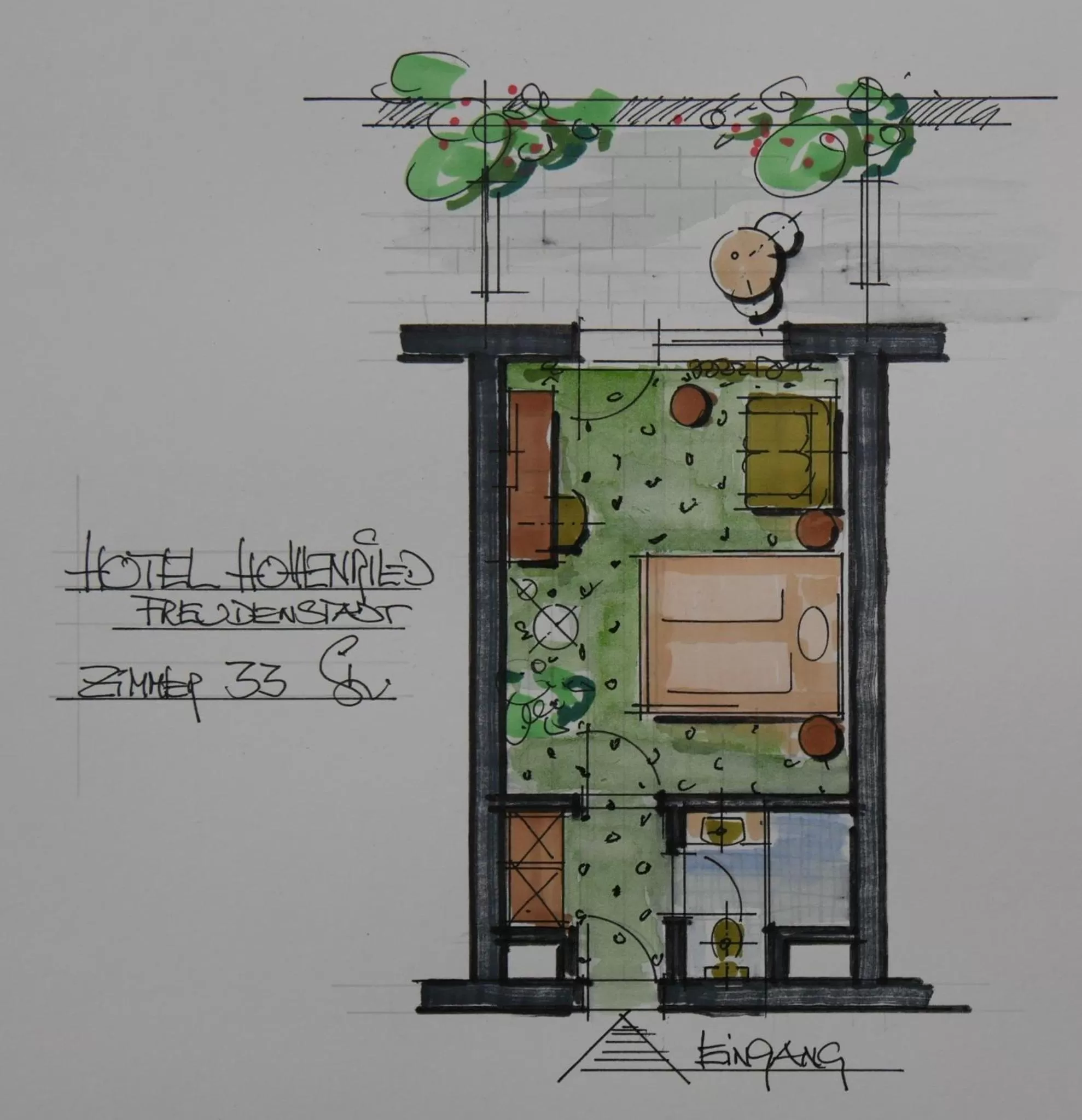 Floor plan in Das Hohenried