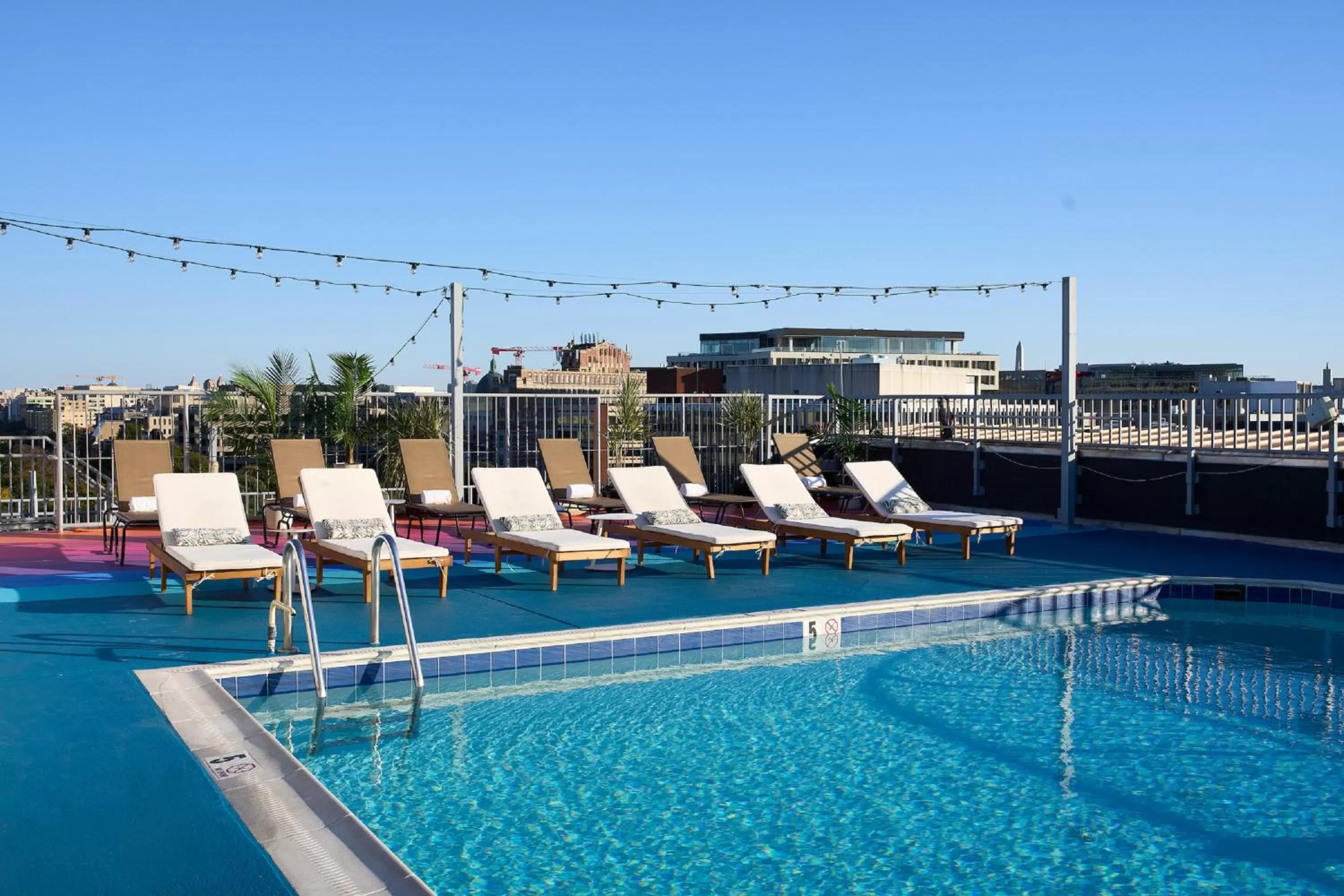 Swimming pool in The Ven at Embassy Row, Washington, D.C., a Tribute Portfolio Hotel
